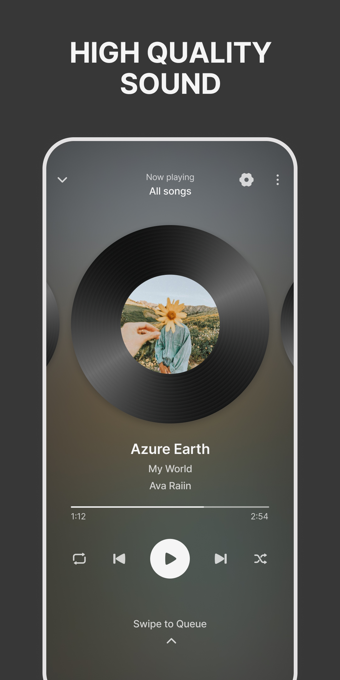 اسکرین شات 1 برنامه Offline Player for your Music