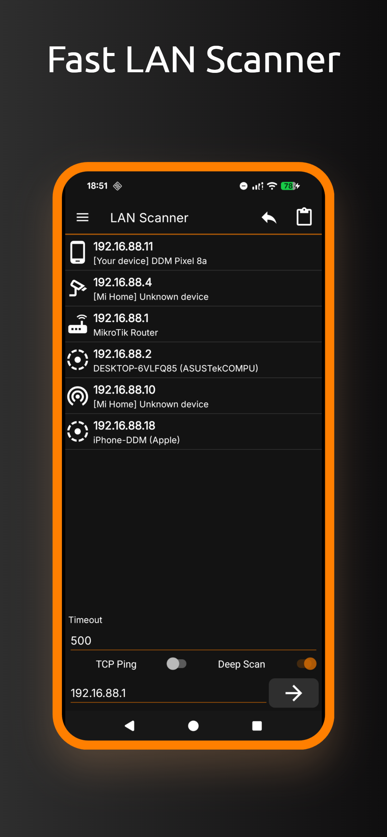 اسکرین شات 3 برنامه IP Tools: Network Utilities
