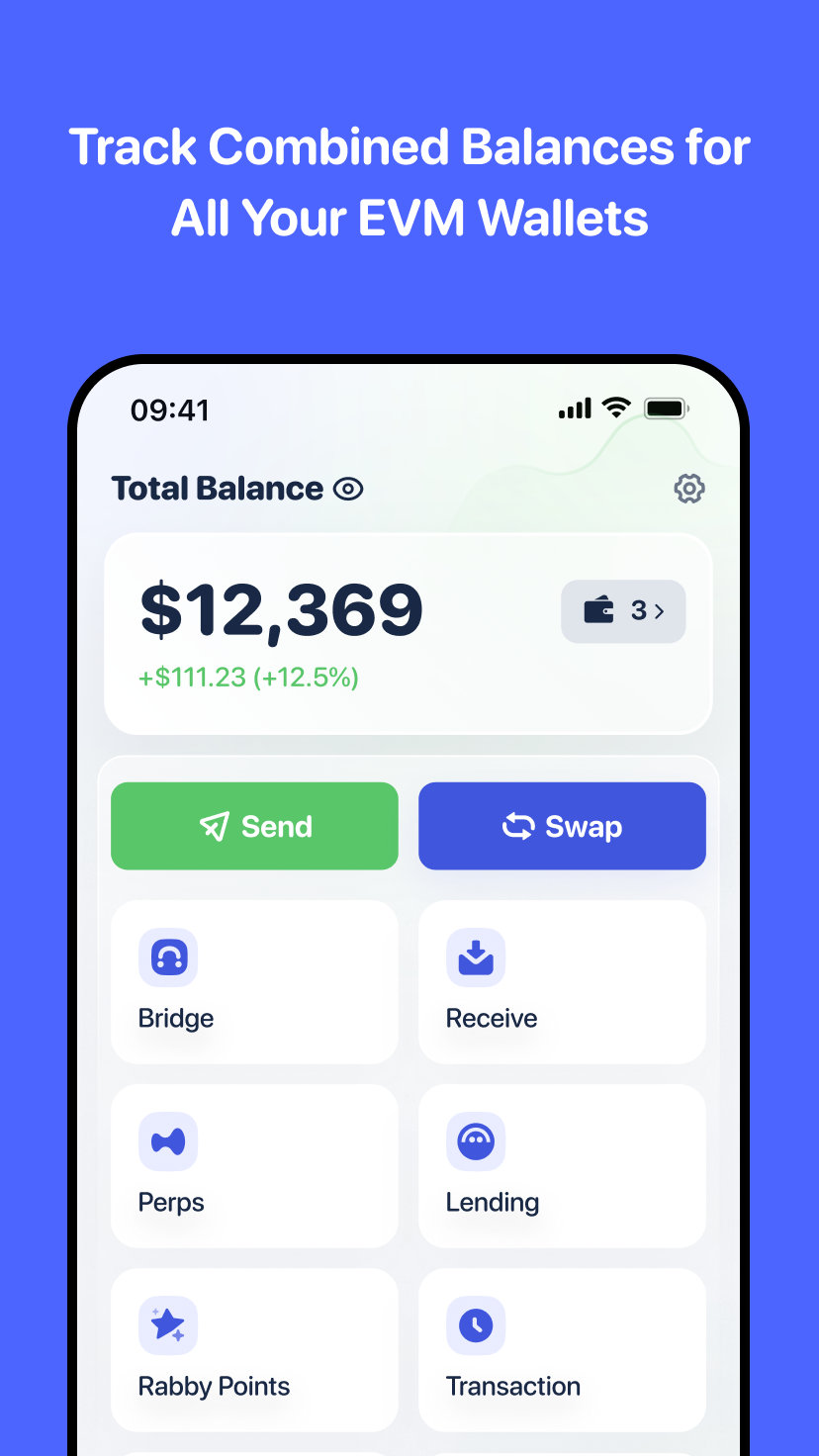 اسکرین شات 1 برنامه Rabby Wallet - Crypto & EVM