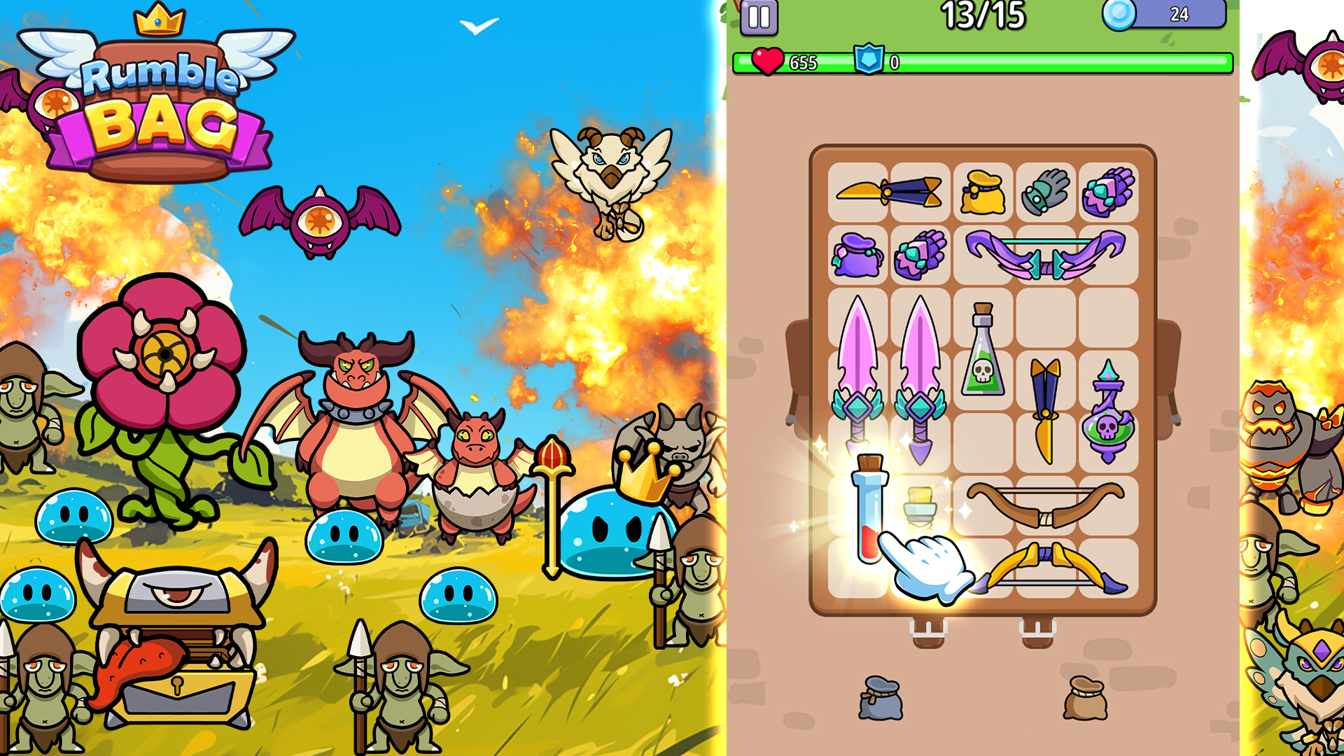 اسکرین شات 2 بازی Rumble Bag: Bag Fight Hero