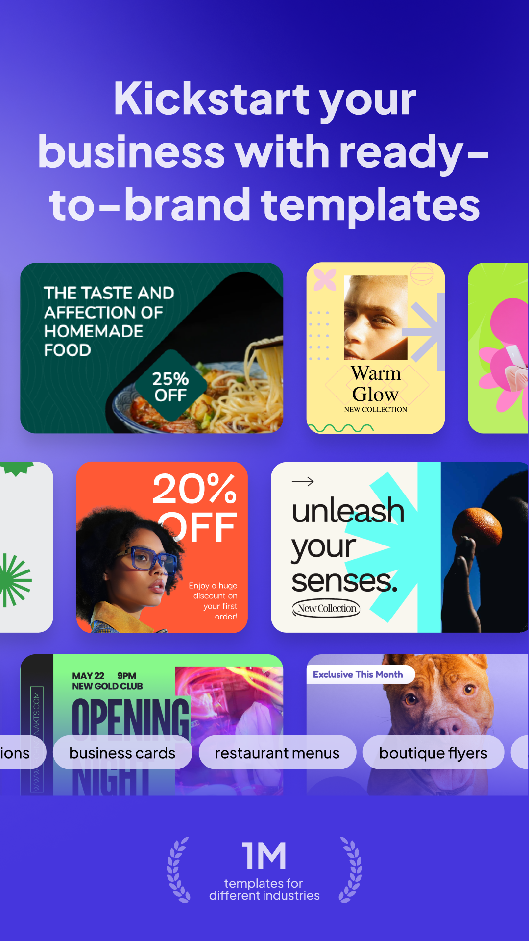 اسکرین شات 2 برنامه Desygner: Graphic Design Maker