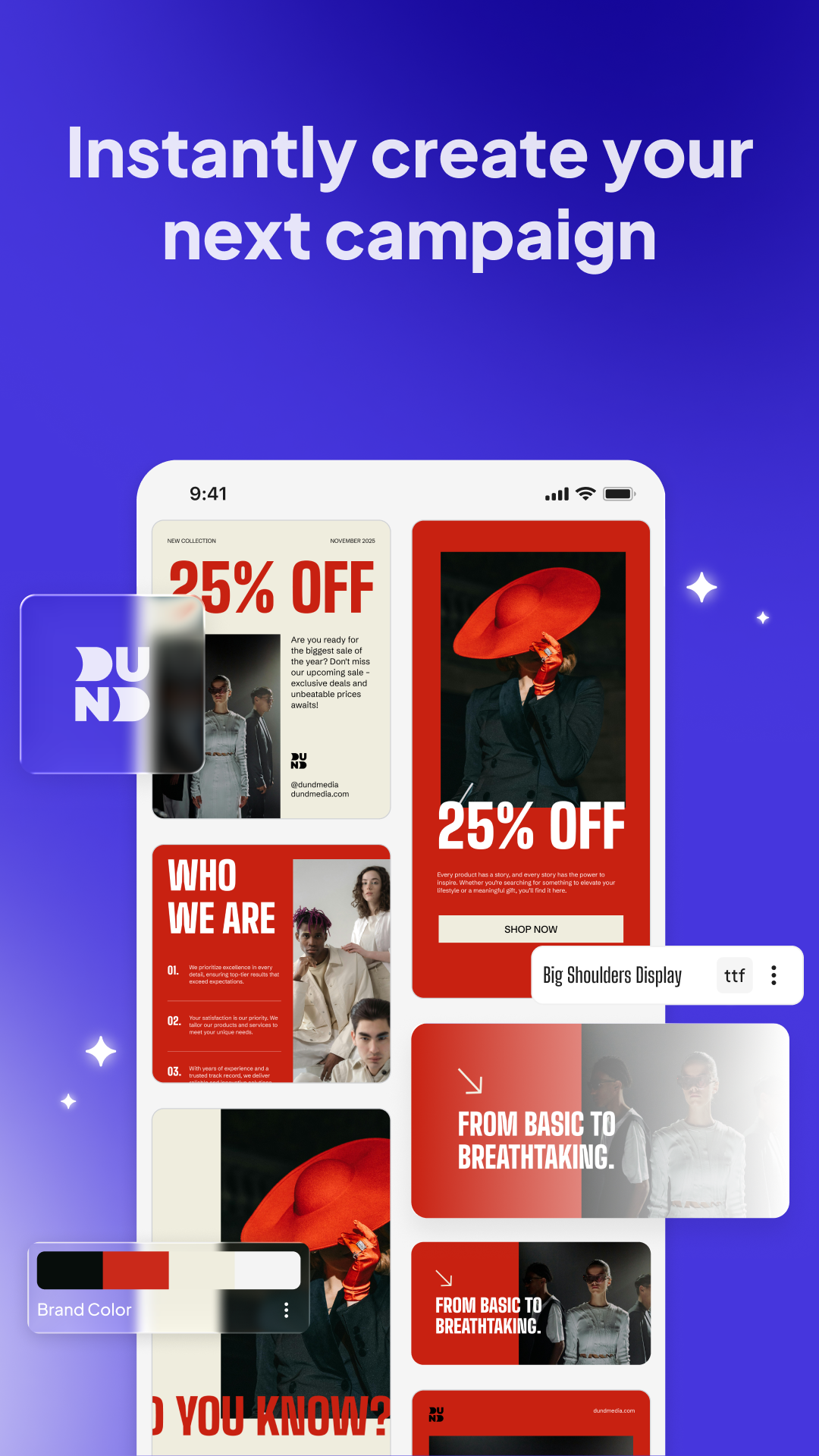 اسکرین شات 7 برنامه Desygner: Graphic Design Maker