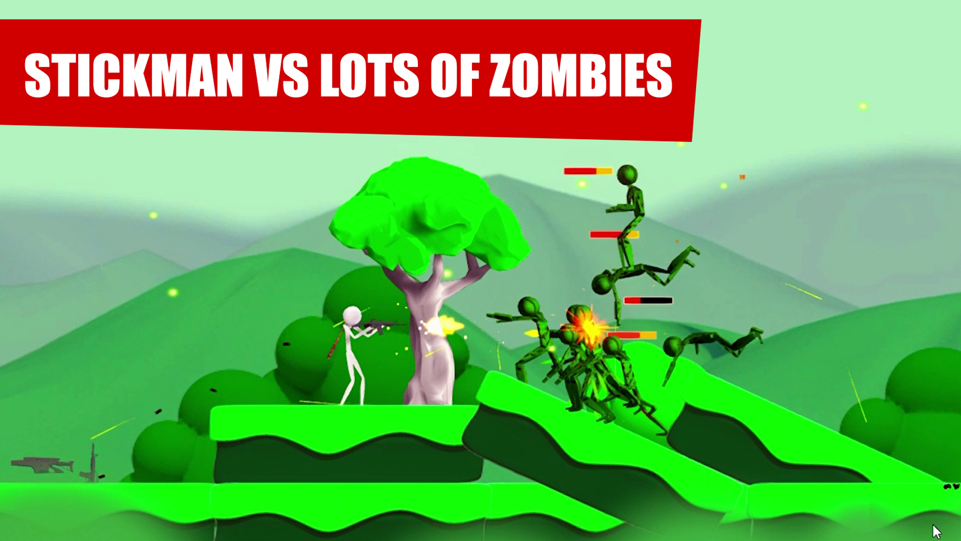 اسکرین شات 1 بازی Stickman Zombie Mayhem RPG