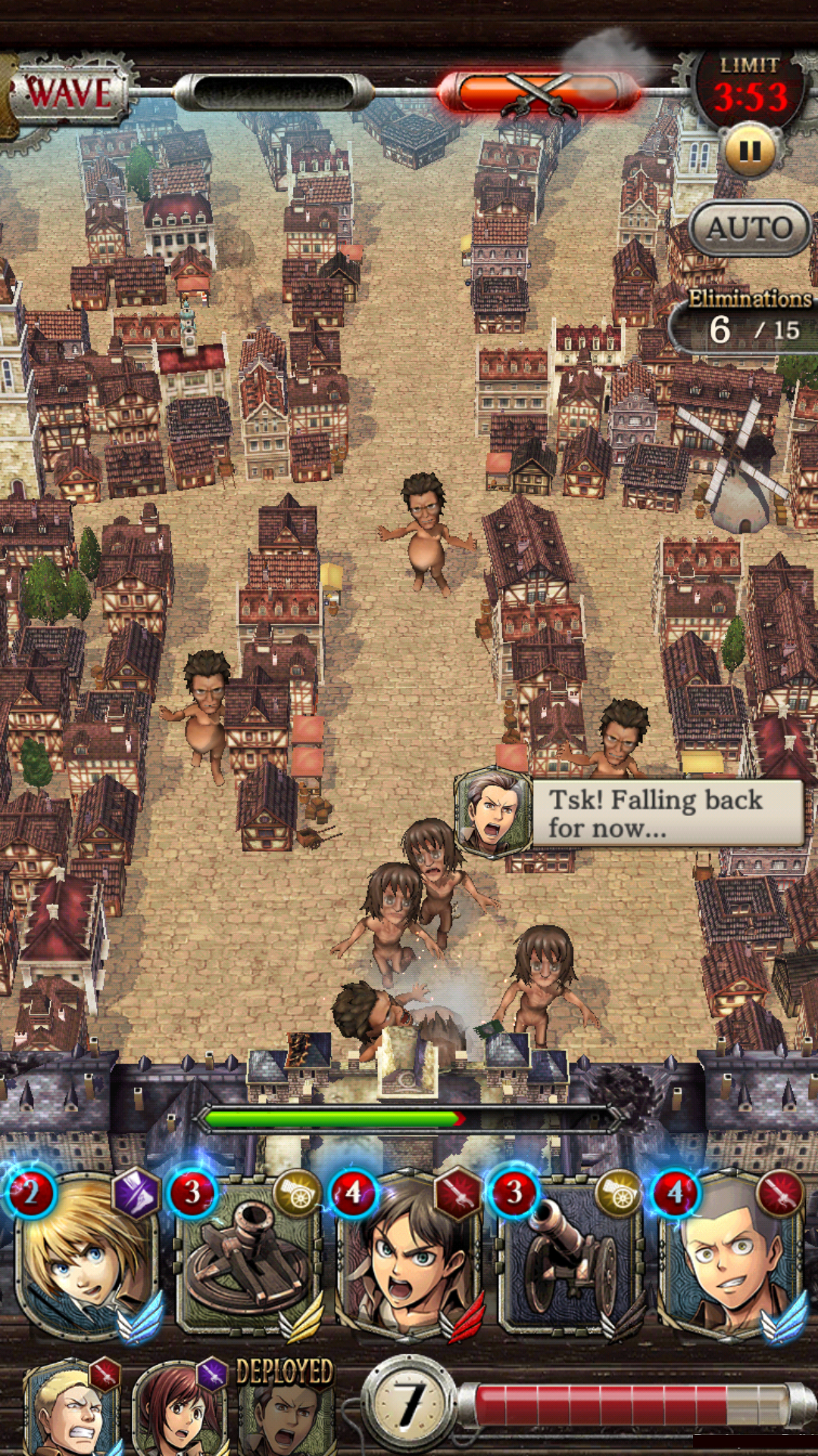 اسکرین شات 8 بازی Attack on Titan TACTICS