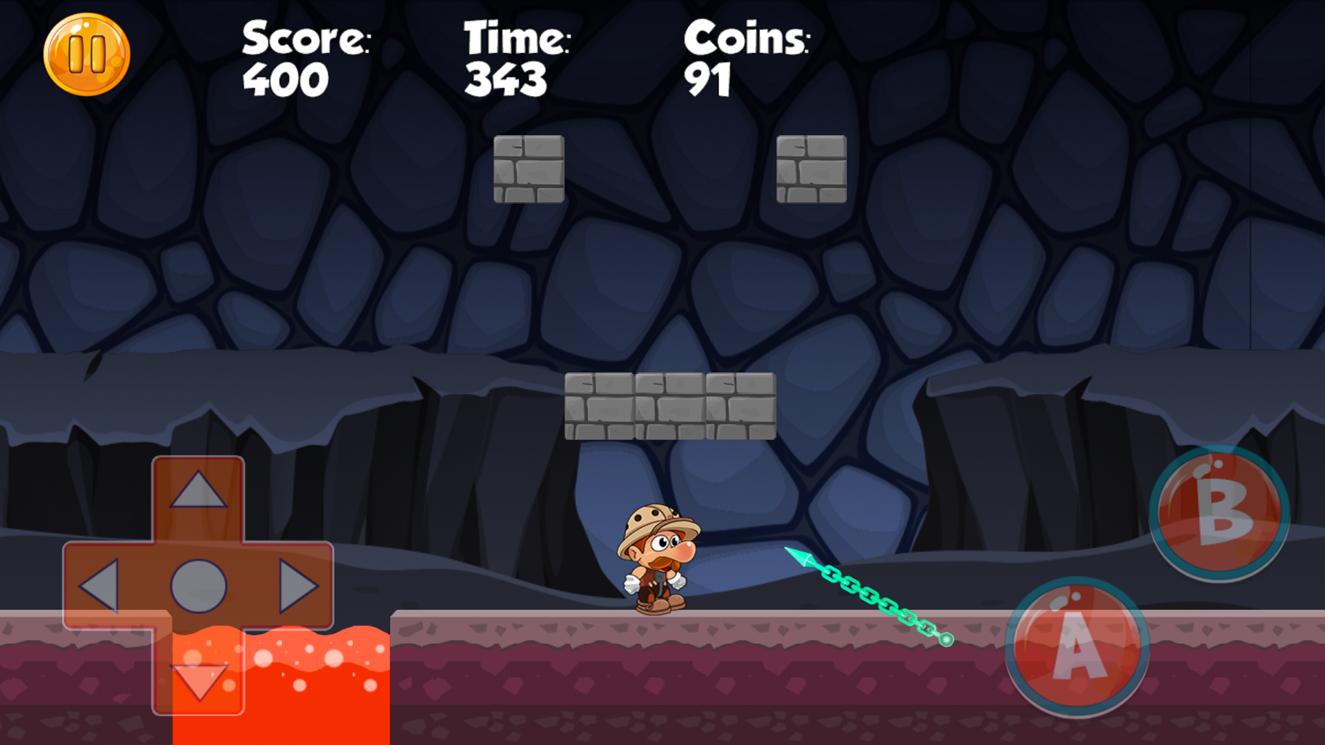 اسکرین شات 6 بازی Super Dino Bros - Jungle World