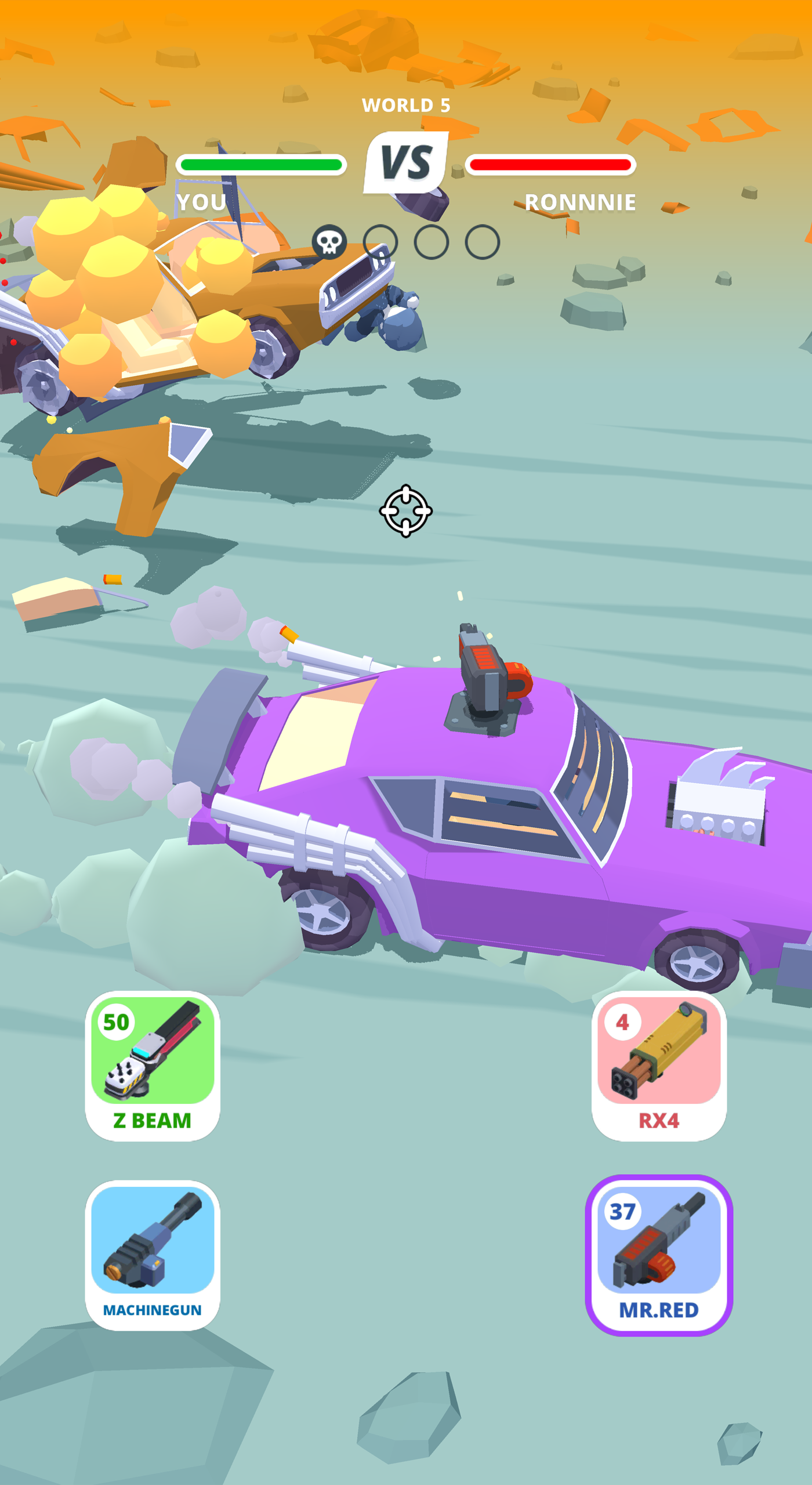 اسکرین شات 1 بازی Desert Riders: Car Battle Game