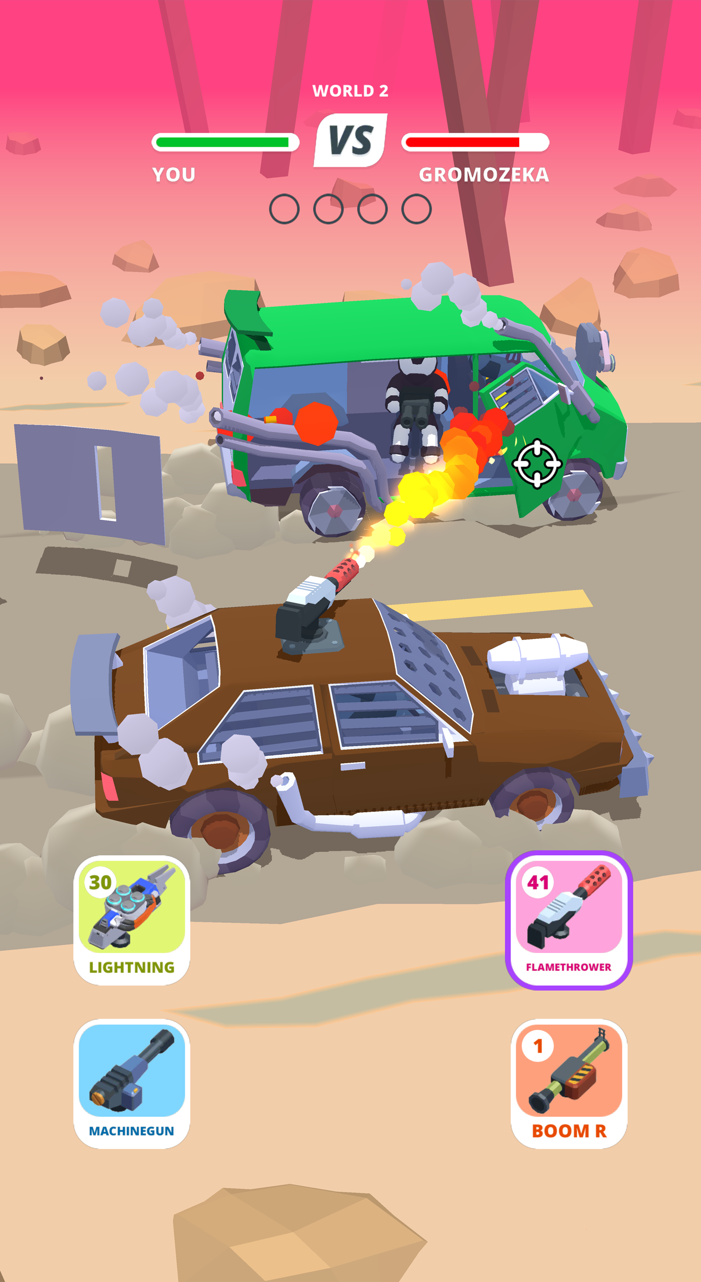 اسکرین شات 3 بازی Desert Riders: Car Battle Game