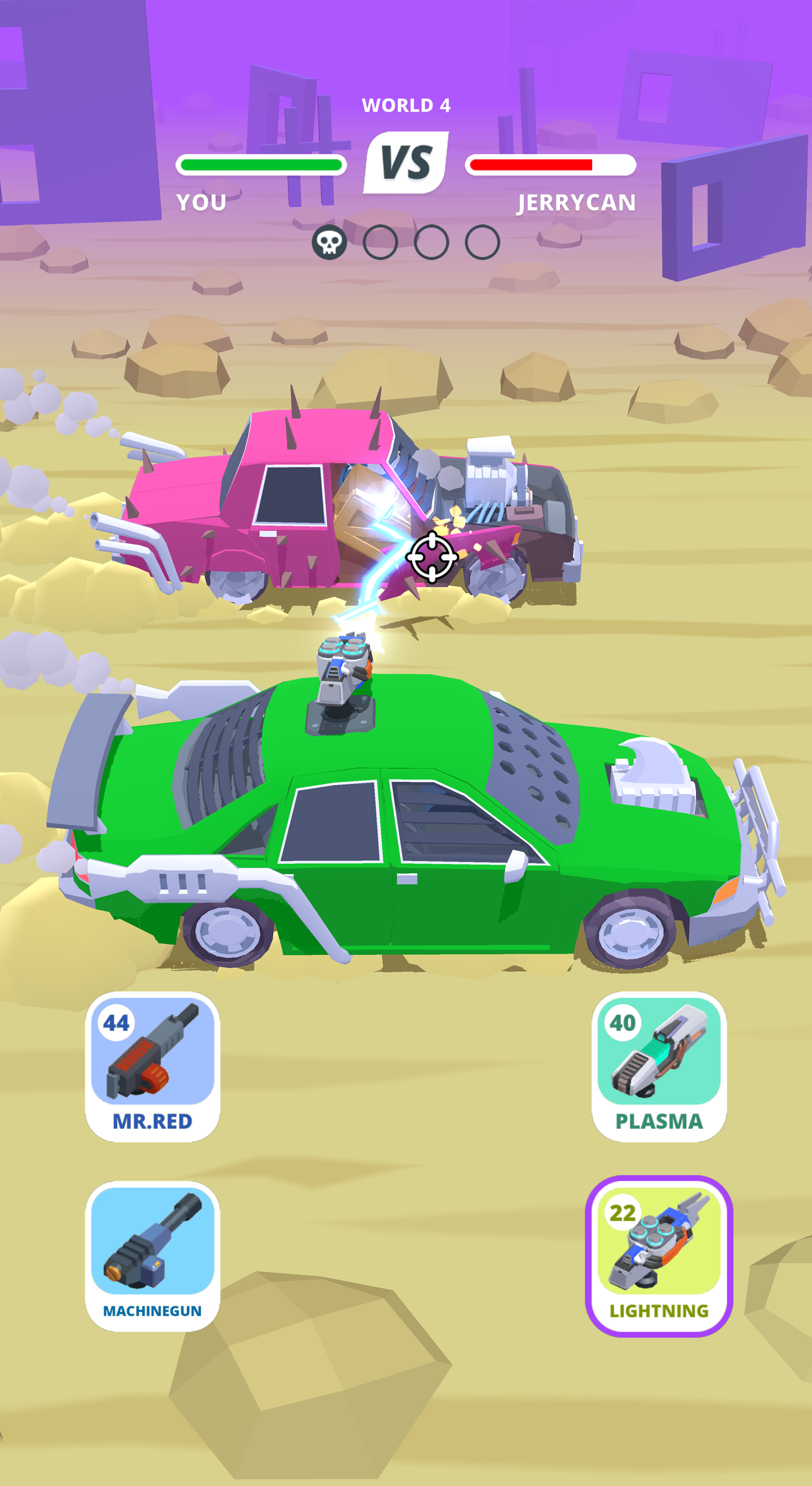 اسکرین شات 2 بازی Desert Riders: Car Battle Game