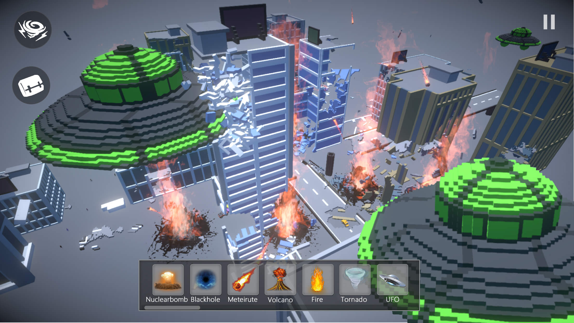 اسکرین شات 6 بازی Voxel Smash: City Destruction