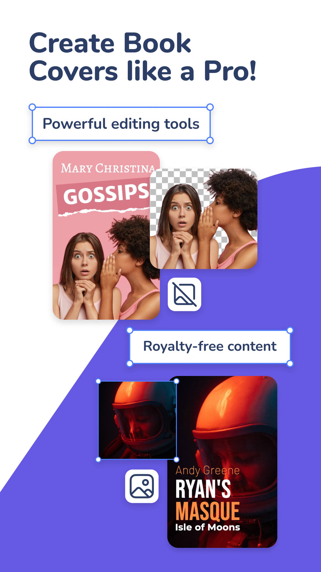 اسکرین شات 1 برنامه Book Cover Maker for Wattpad