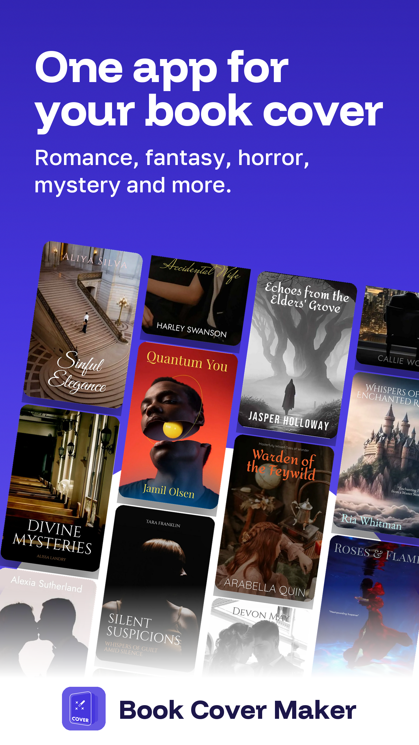 اسکرین شات 1 برنامه Book Cover Maker for Wattpad