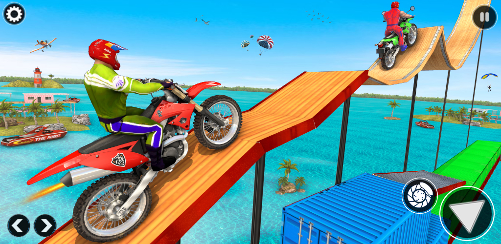 اسکرین شات 6 بازی Superhero Bike 3D : Bike Games