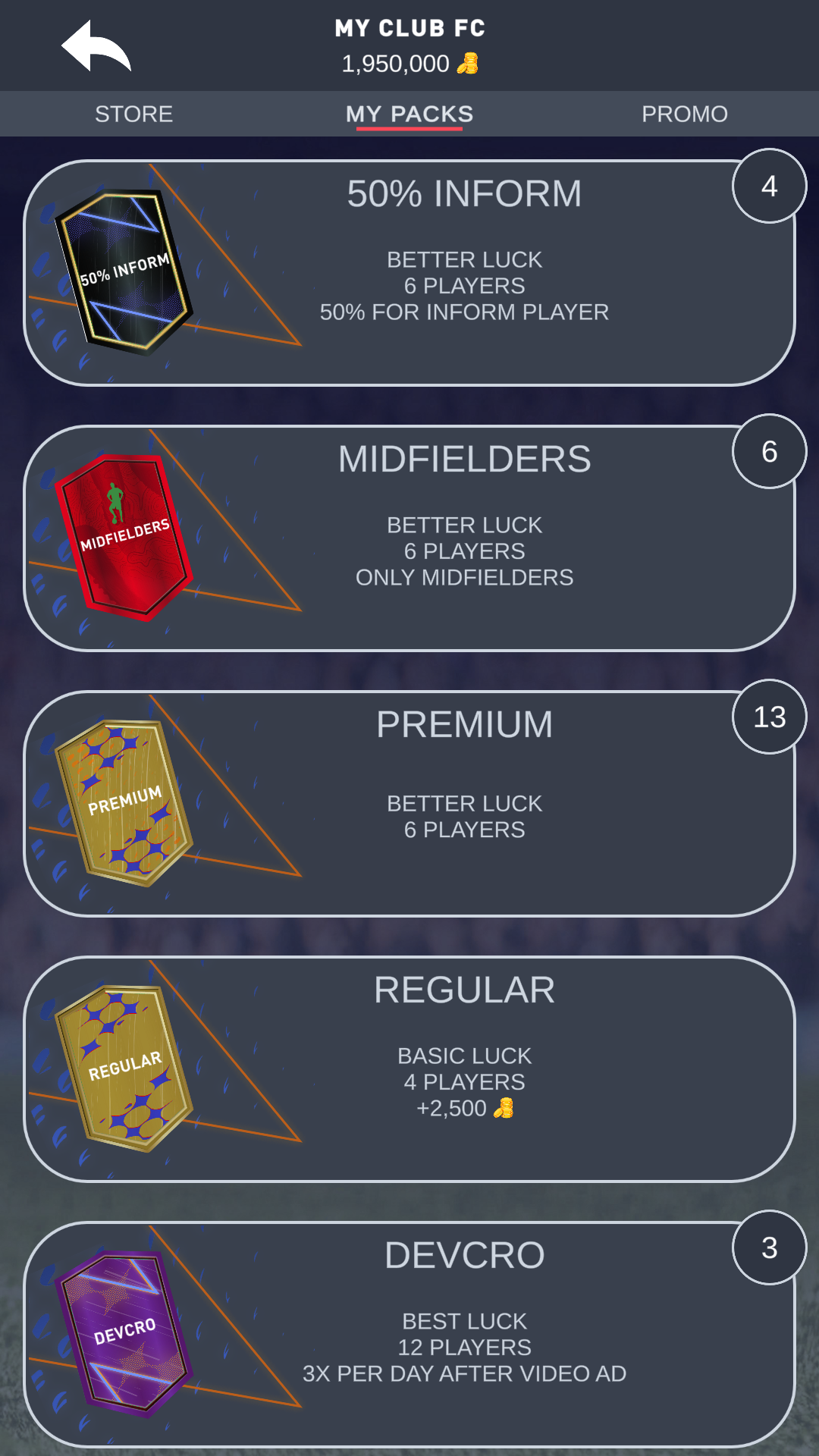 اسکرین شات 2 بازی DEVCRO 23 - Draft, Packs!
