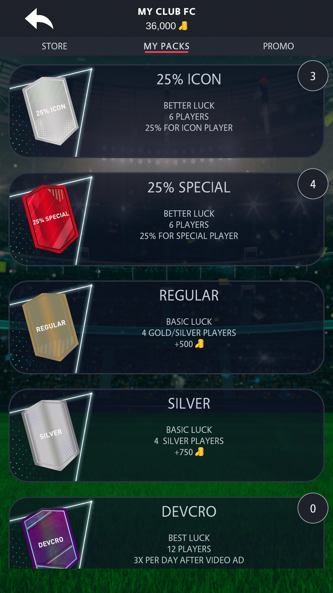 اسکرین شات 2 بازی DEVCRO 24 - DRAFT, PACKS!