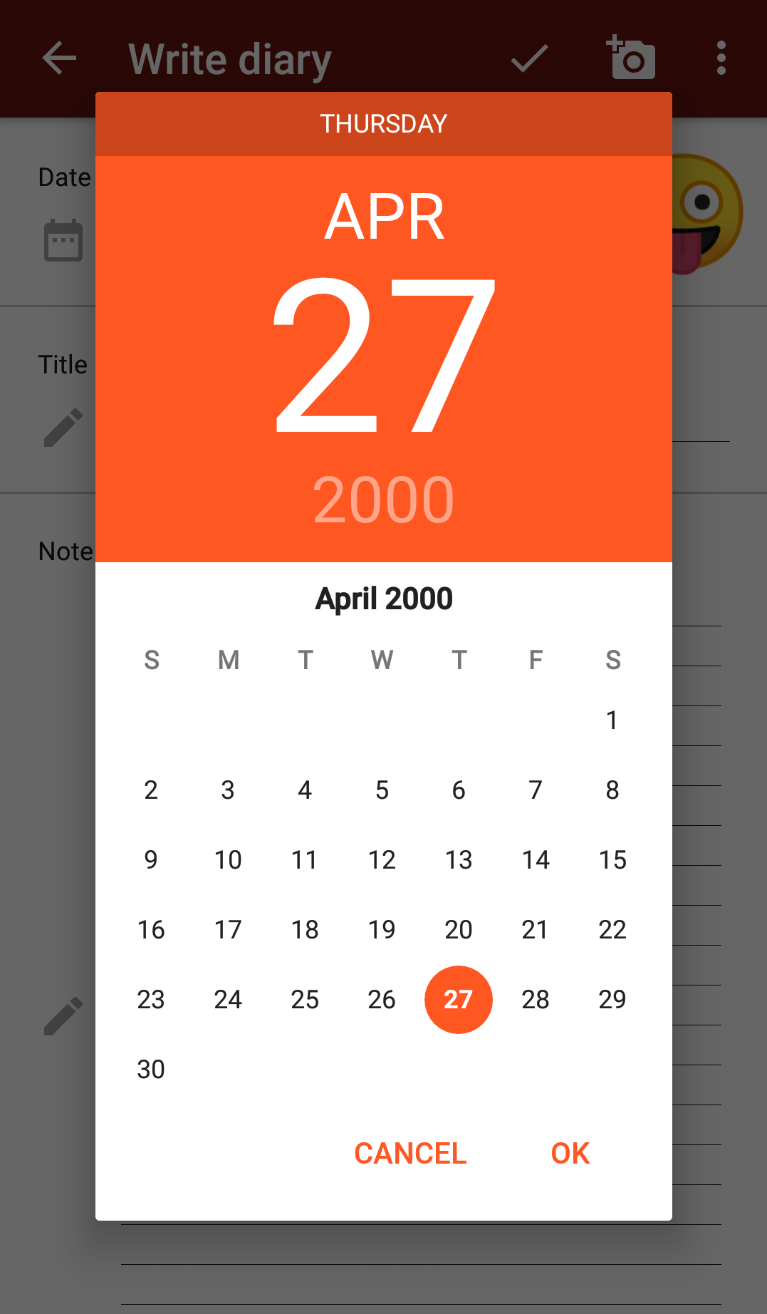اسکرین شات 6 برنامه دفتر خاطرات