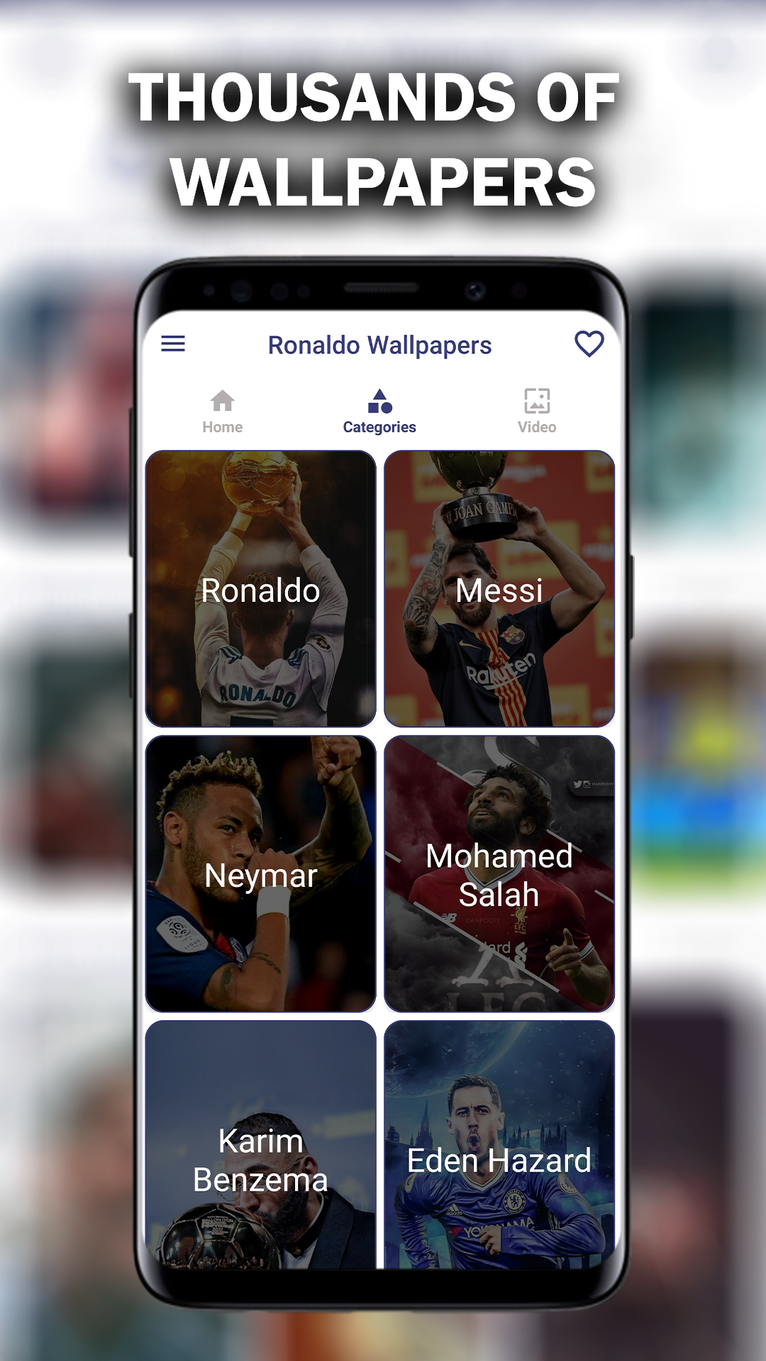 اسکرین شات 2 برنامه Ronaldo Wallpapers 2026 4K CR7