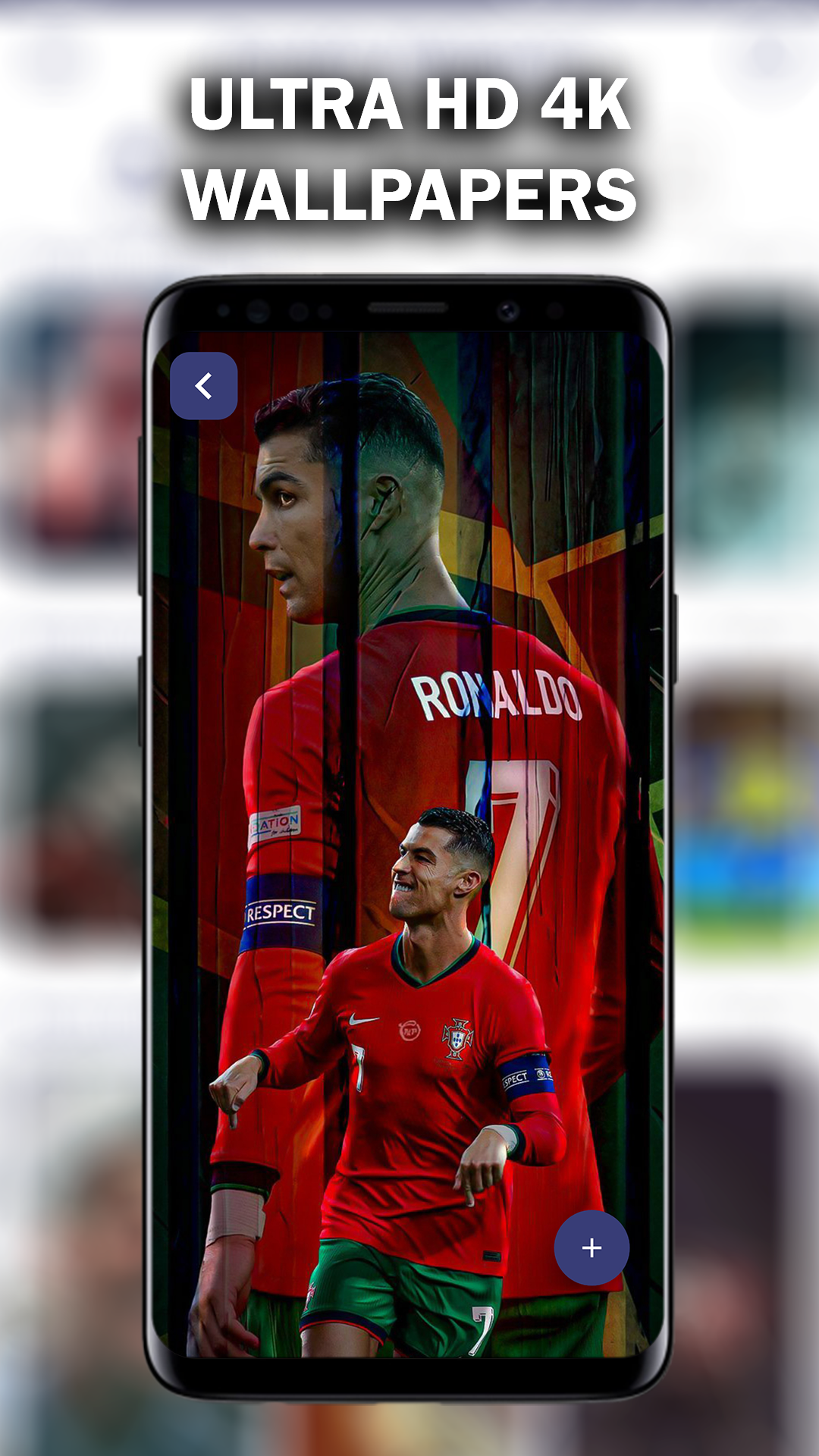 اسکرین شات 6 برنامه Ronaldo Wallpapers 2026 4K CR7