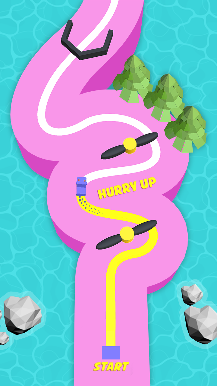 اسکرین شات 1 بازی Path Color Line 3D - Draw & Go