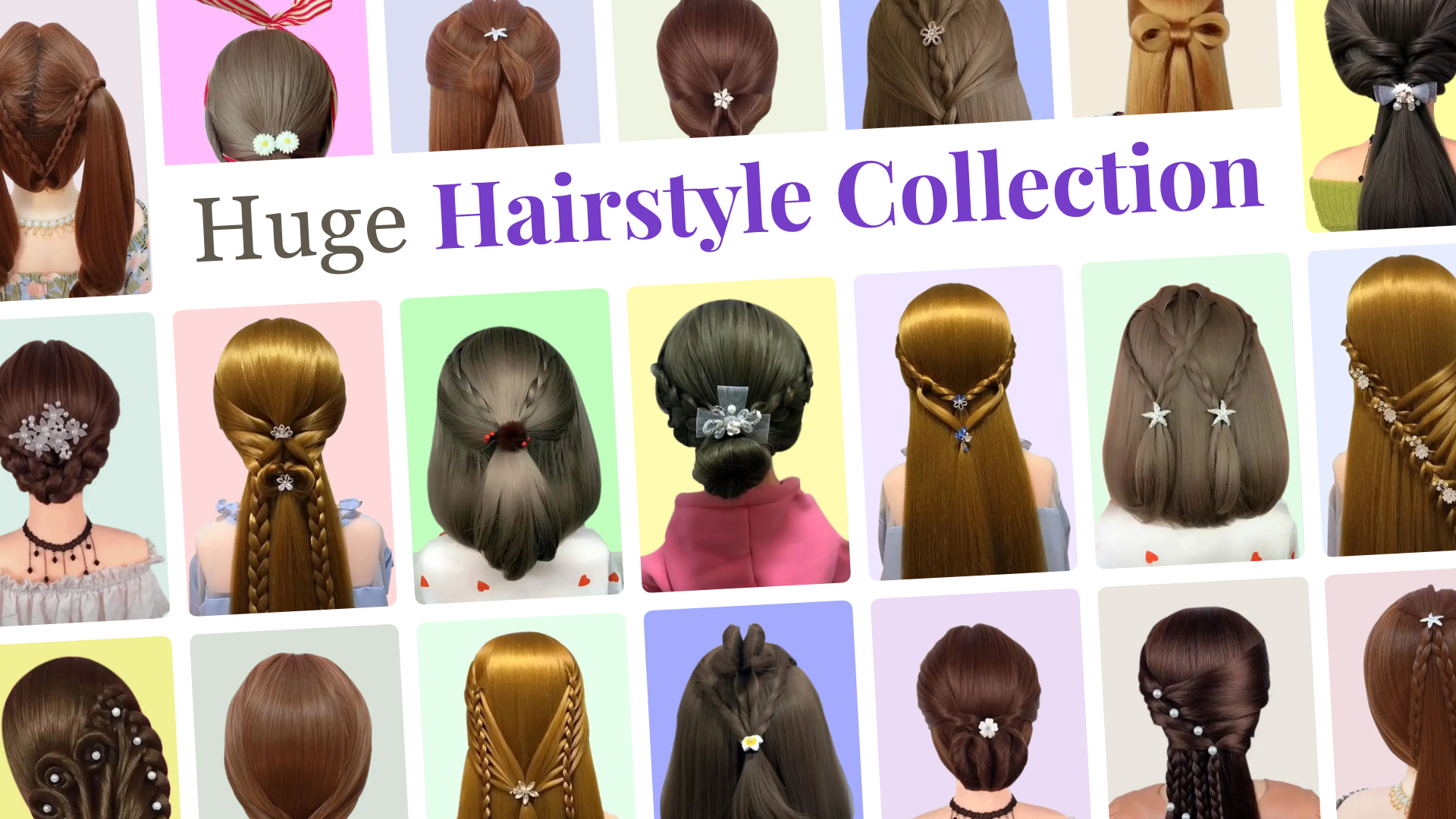اسکرین شات 2 برنامه Step by Step Hairstyle App