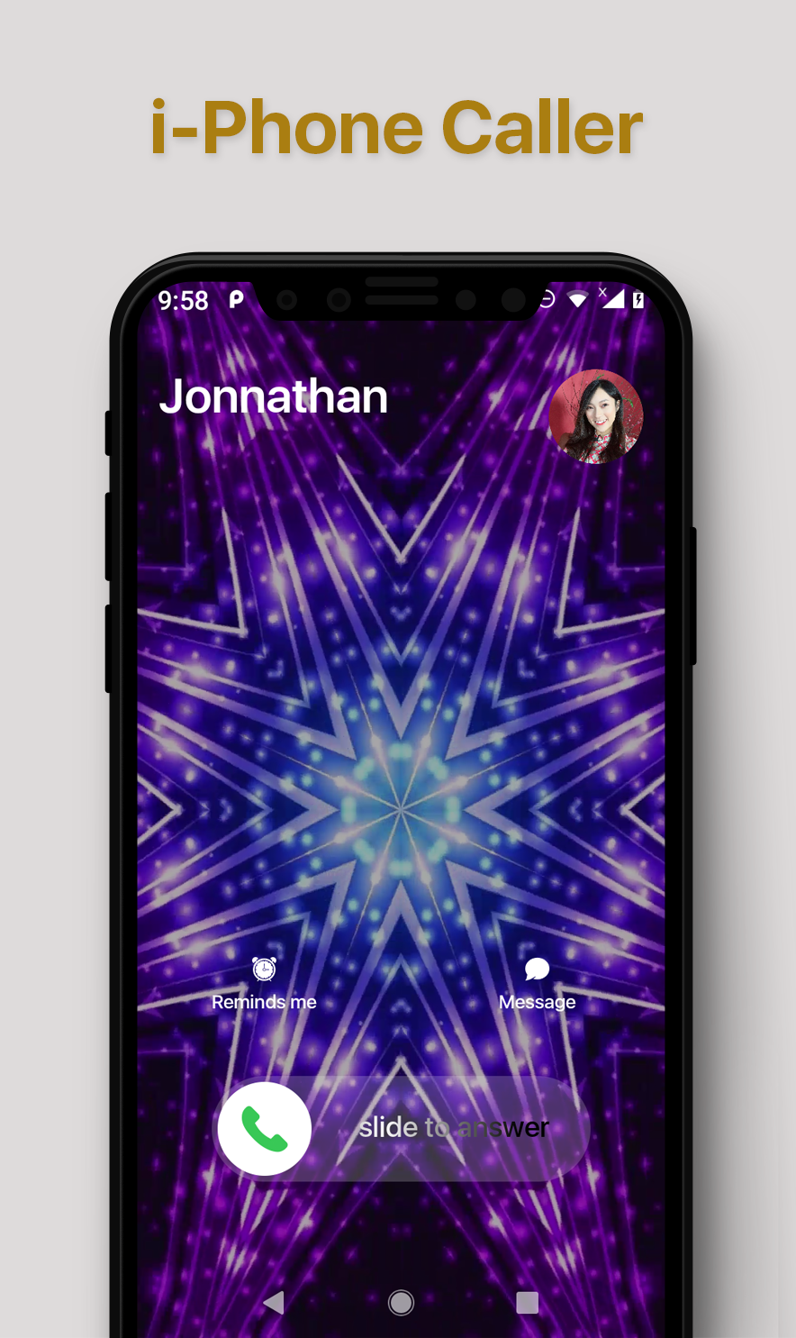 اسکرین شات 5 برنامه Call screen themes iOS 16