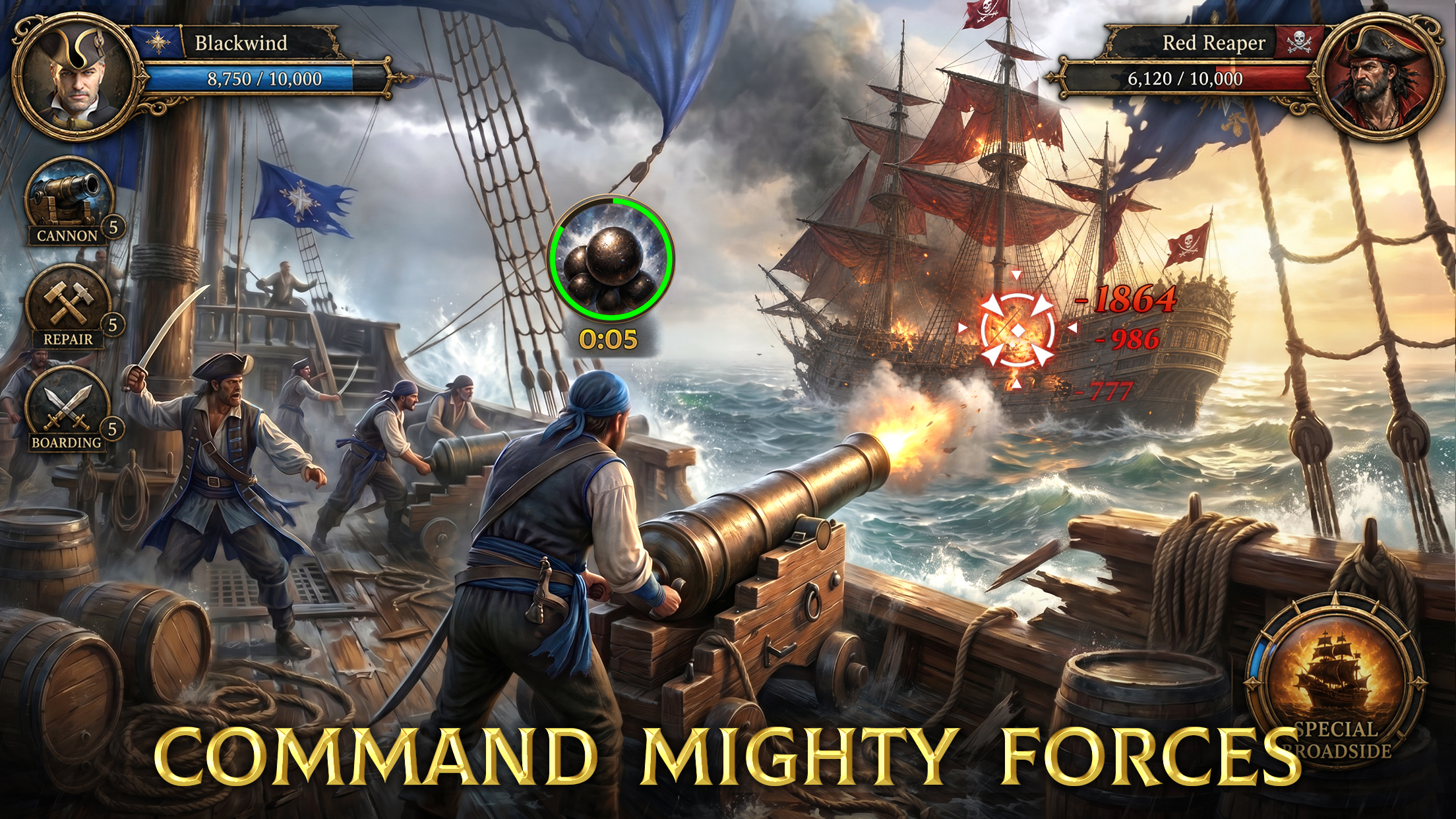 اسکرین شات 4 بازی Guns of Glory: Lost Island