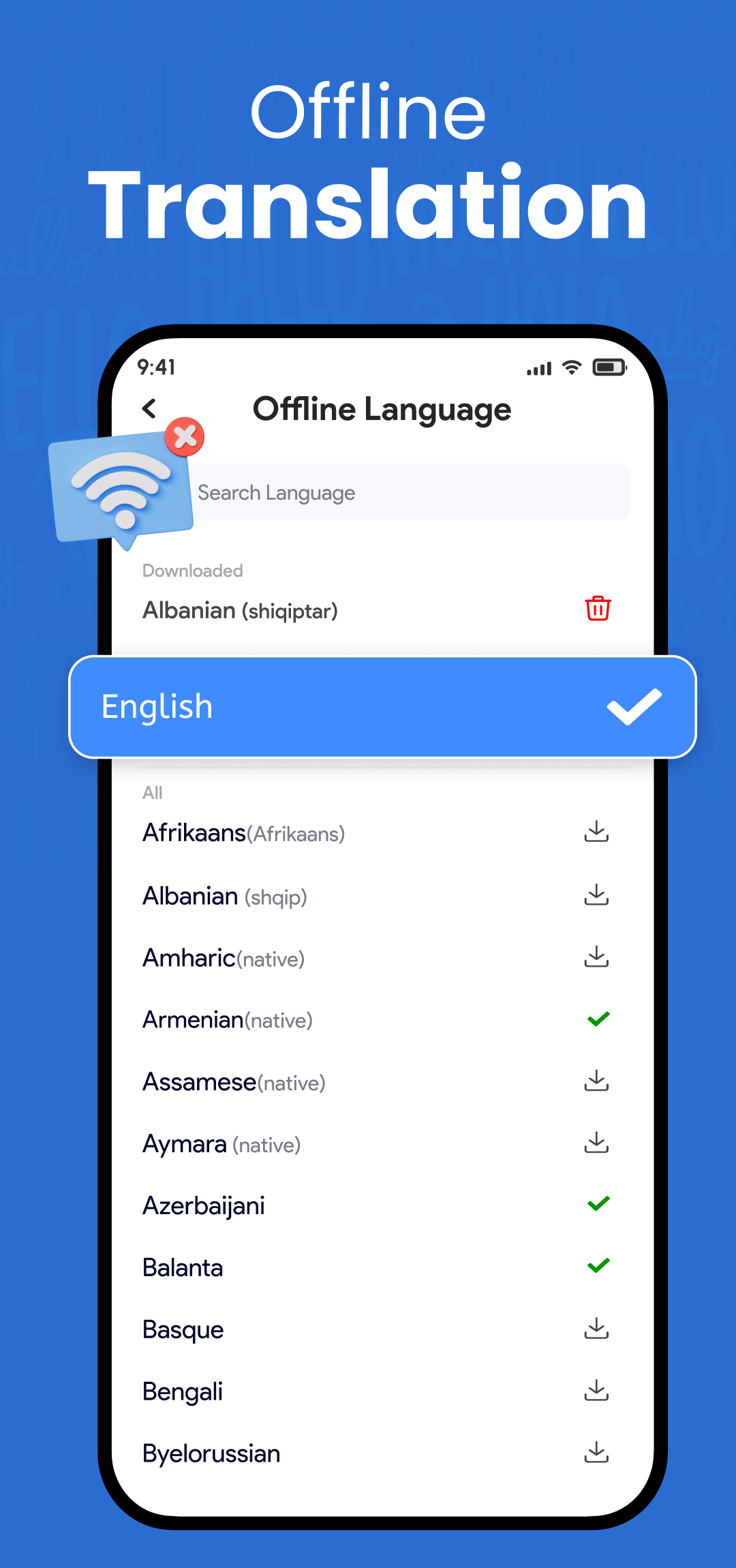 اسکرین شات 5 برنامه English Dictionary Translator