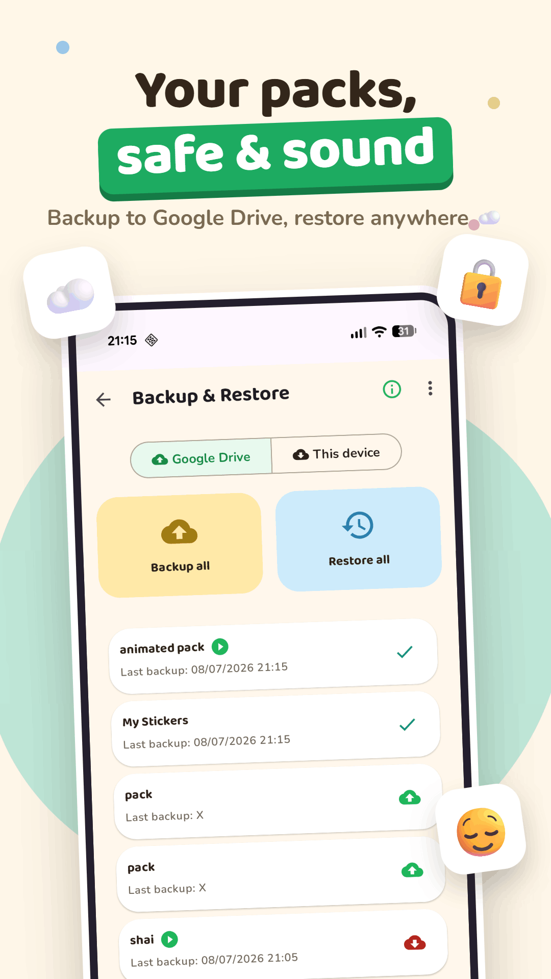 اسکرین شات 8 برنامه Create Stickers for WhatsApp