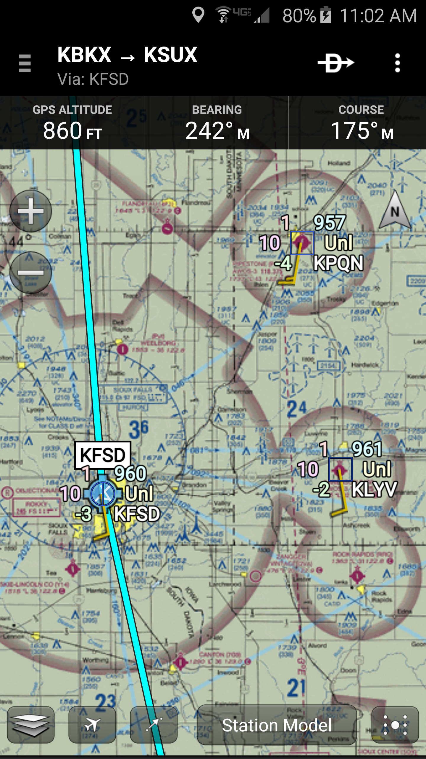 اسکرین شات 5 برنامه Garmin Pilot