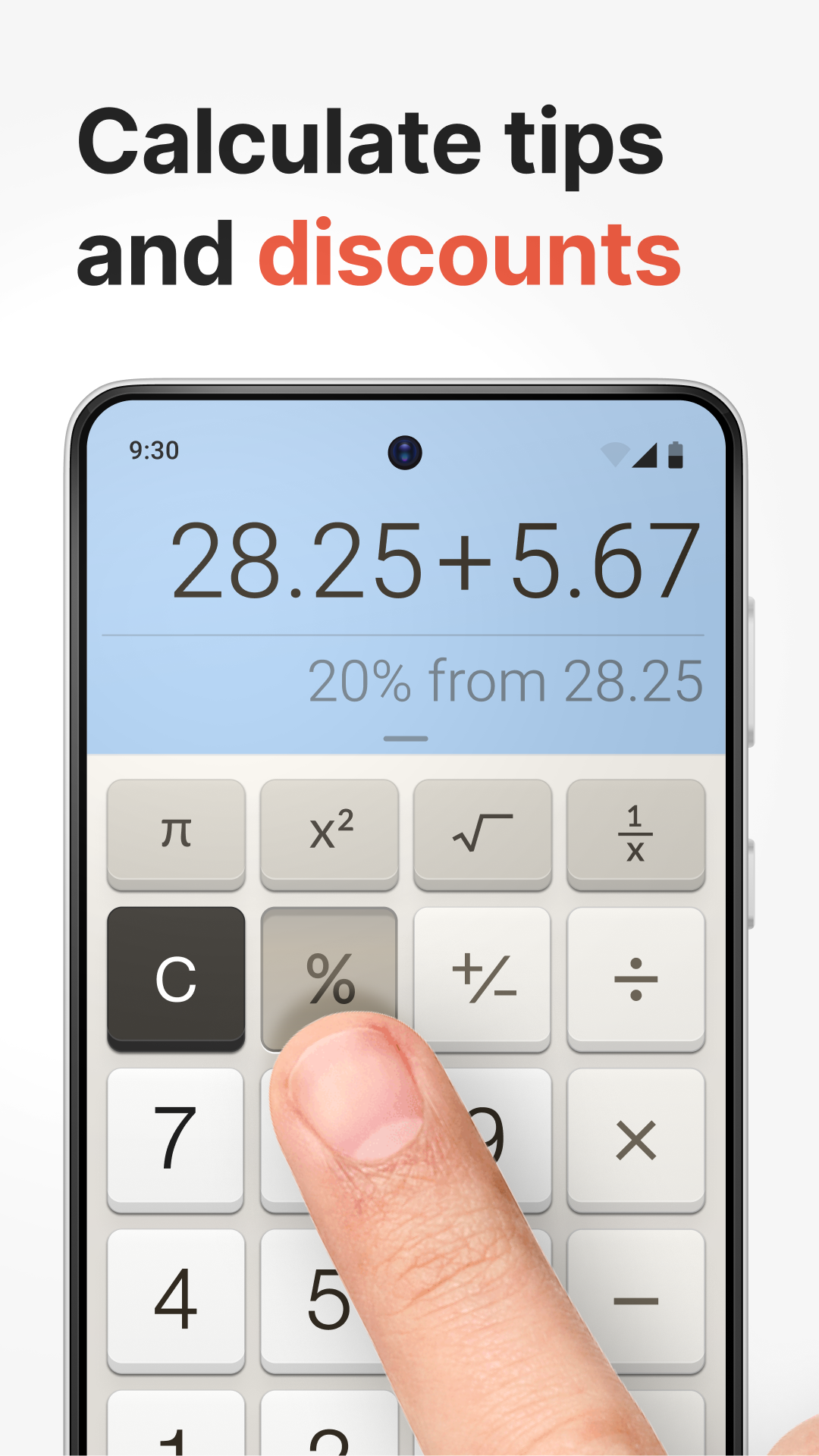 اسکرین شات 7 برنامه ماشین حساب - Calculator Plus