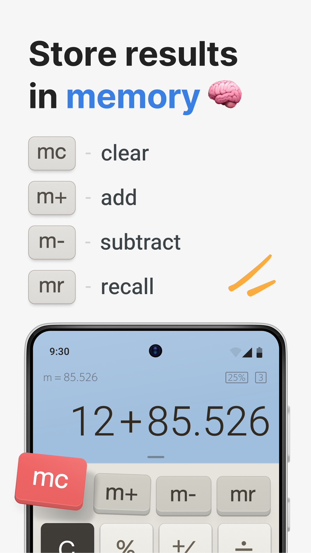 اسکرین شات 4 برنامه ماشین حساب - Calculator Plus