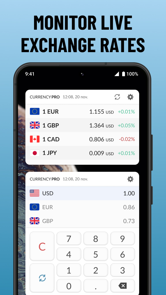 اسکرین شات 7 برنامه Currency Converter Plus Rates