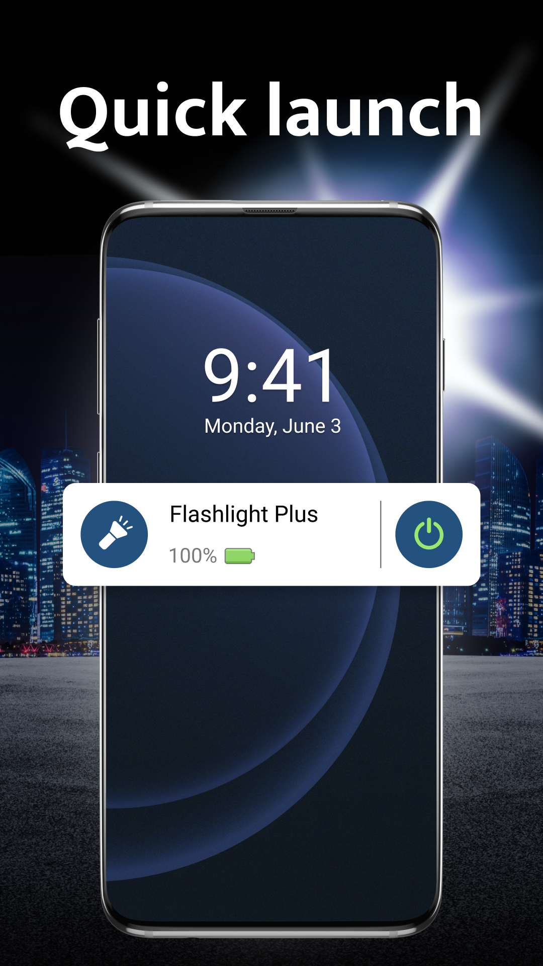 اسکرین شات 4 برنامه Flashlight Plus: Bright Light