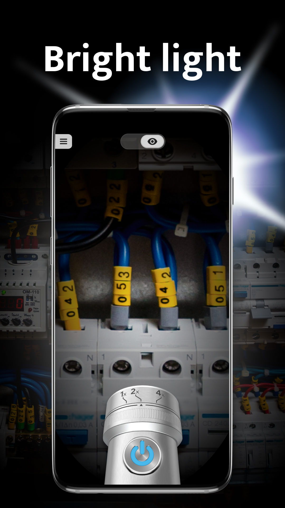 اسکرین شات 3 برنامه Flashlight Plus: Bright Light