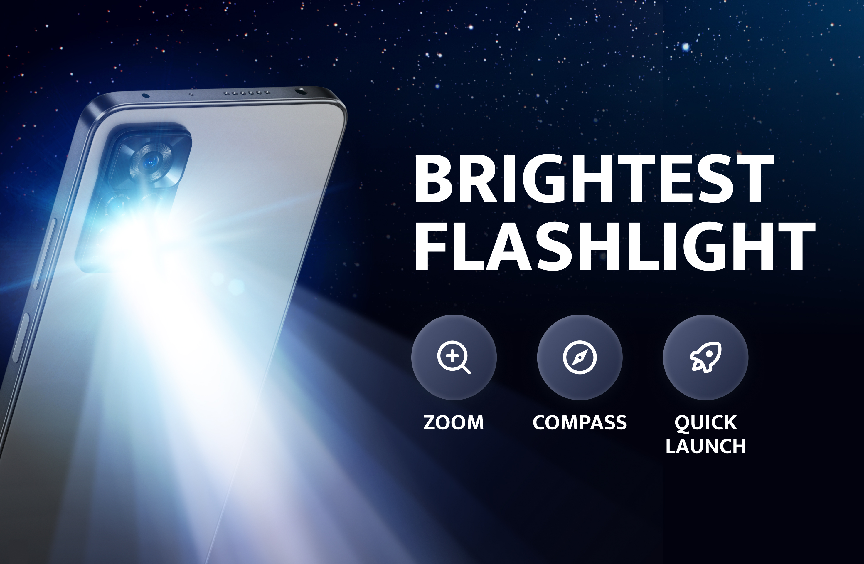 اسکرین شات 1 برنامه Flashlight Plus: Bright Light
