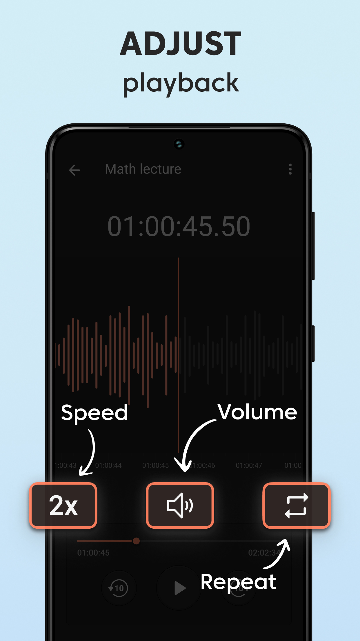 اسکرین شات 4 برنامه Voice Recorder - Record Audio