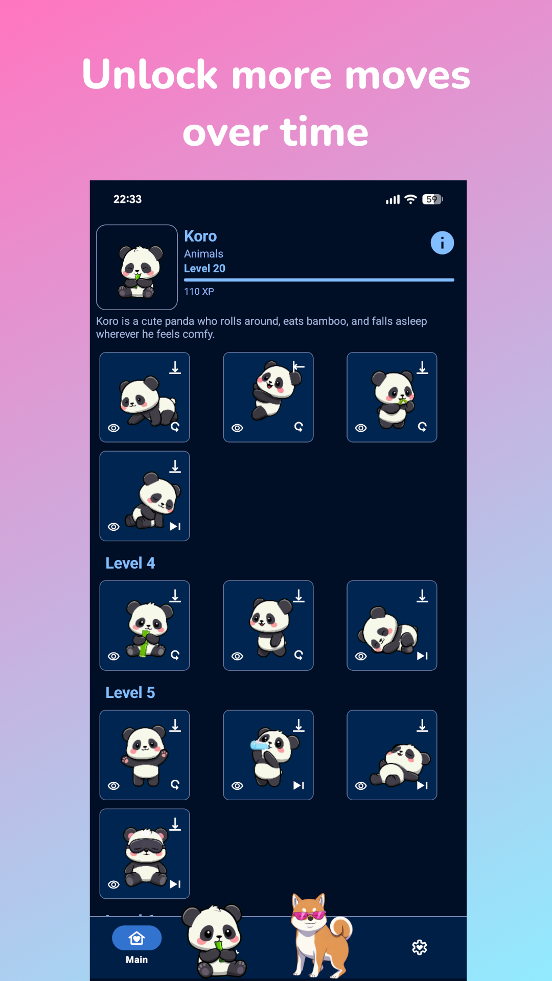 اسکرین شات 6 برنامه Shimeji: Screen Buddies