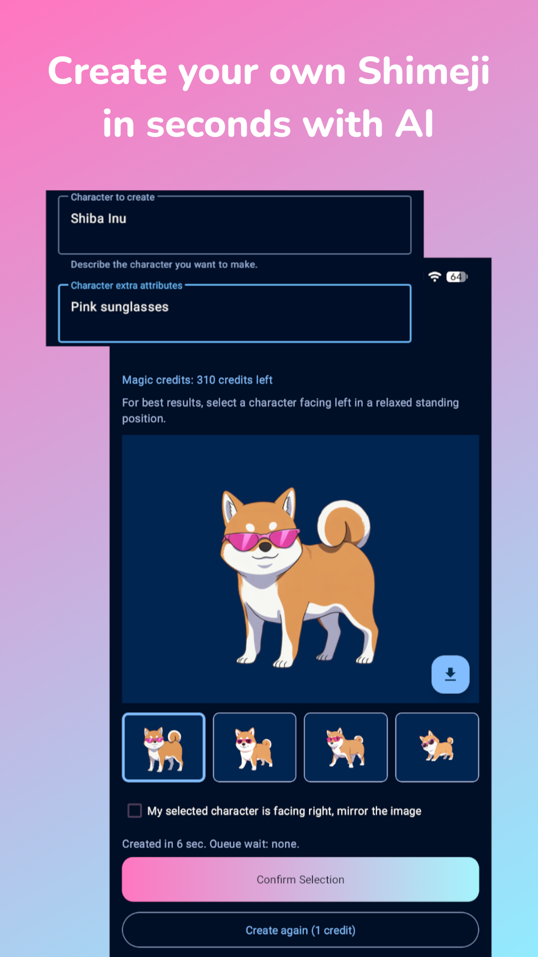اسکرین شات 1 برنامه Shimeji: Screen Buddies