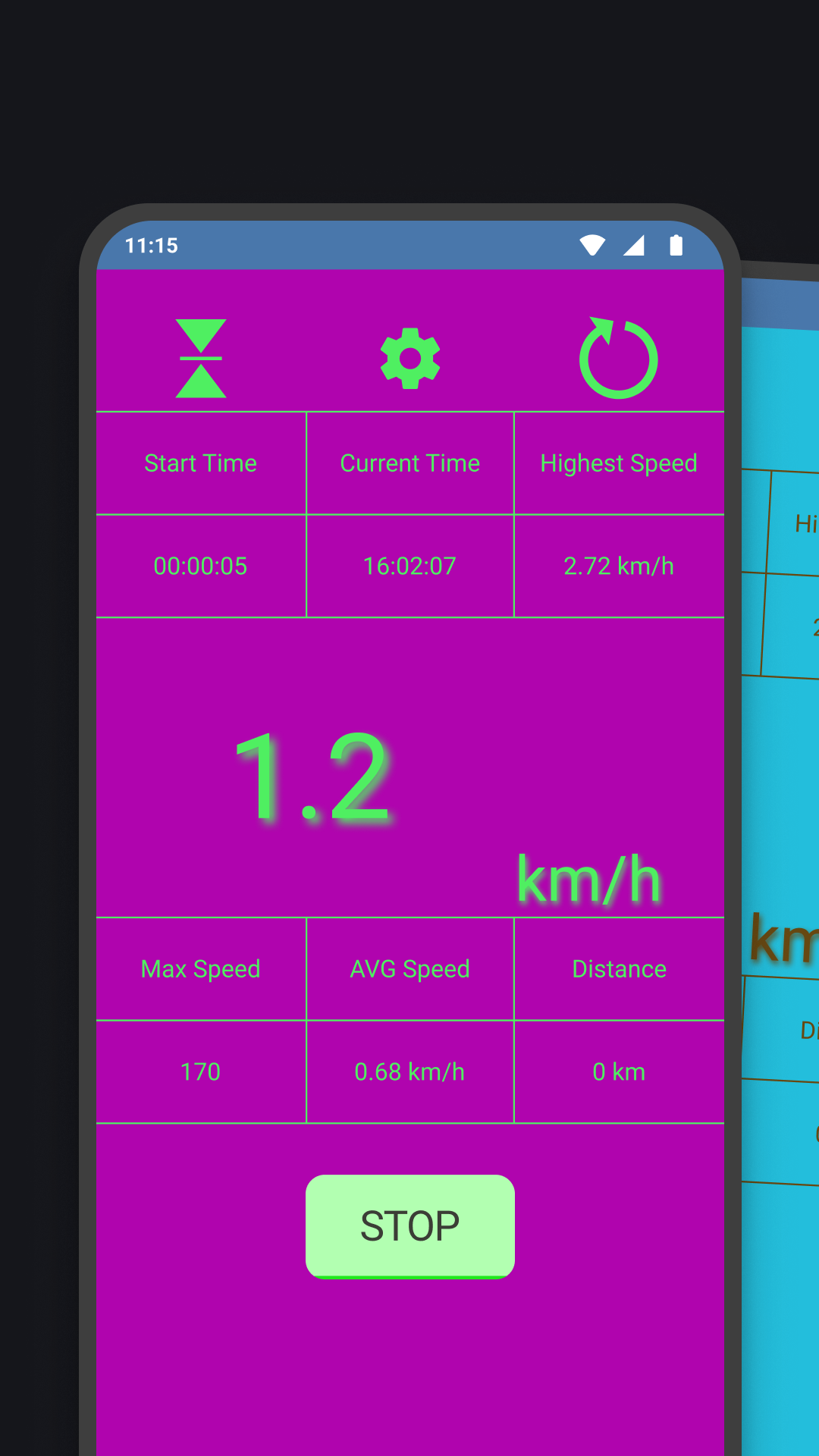 اسکرین شات 6 برنامه Speedometer: GPS Speed Tracker