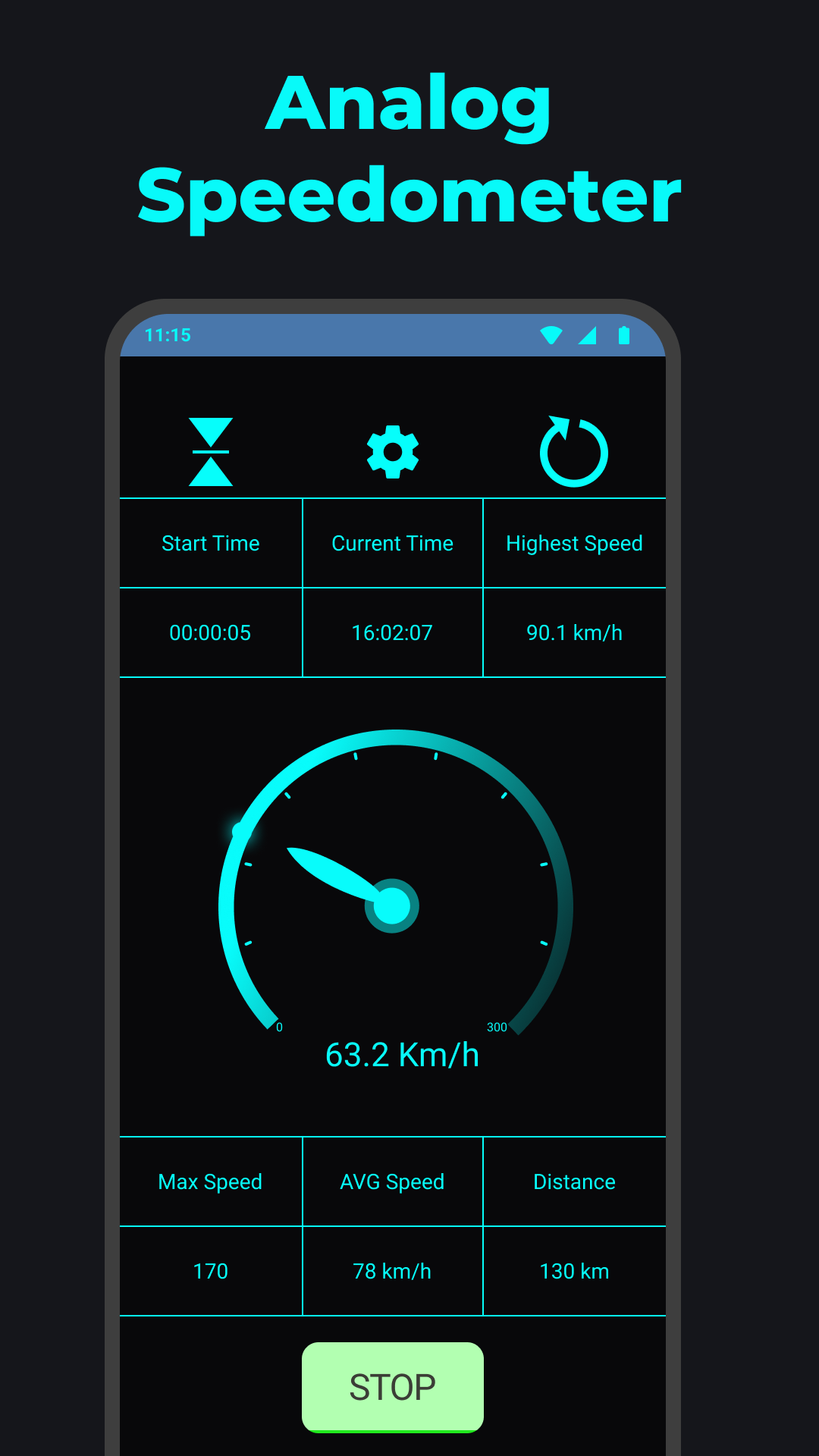 اسکرین شات 3 برنامه Speedometer: GPS Speed Tracker