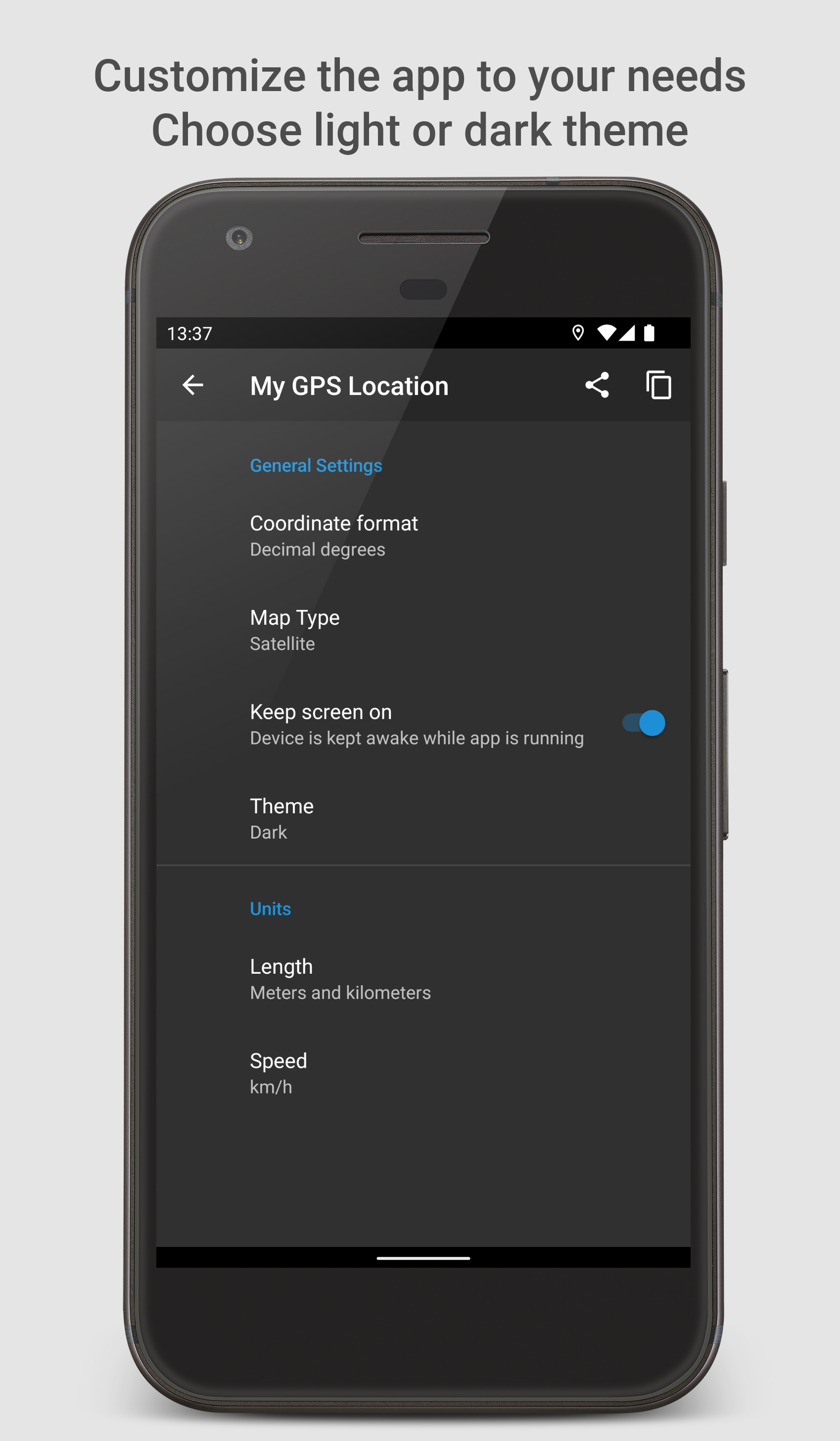 اسکرین شات 7 برنامه My GPS Location: Realtime GPS