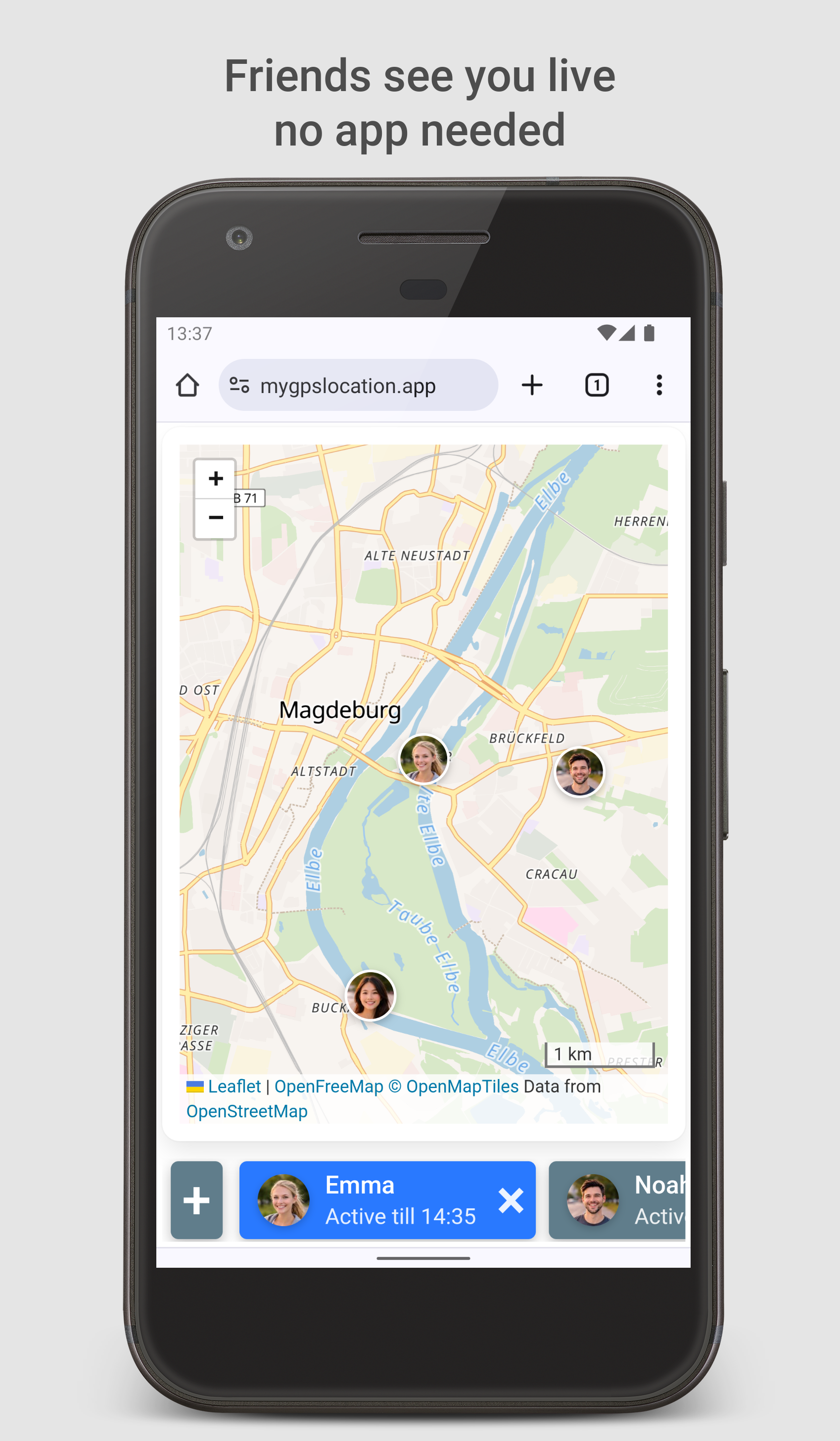 اسکرین شات 2 برنامه My GPS Location: Realtime GPS