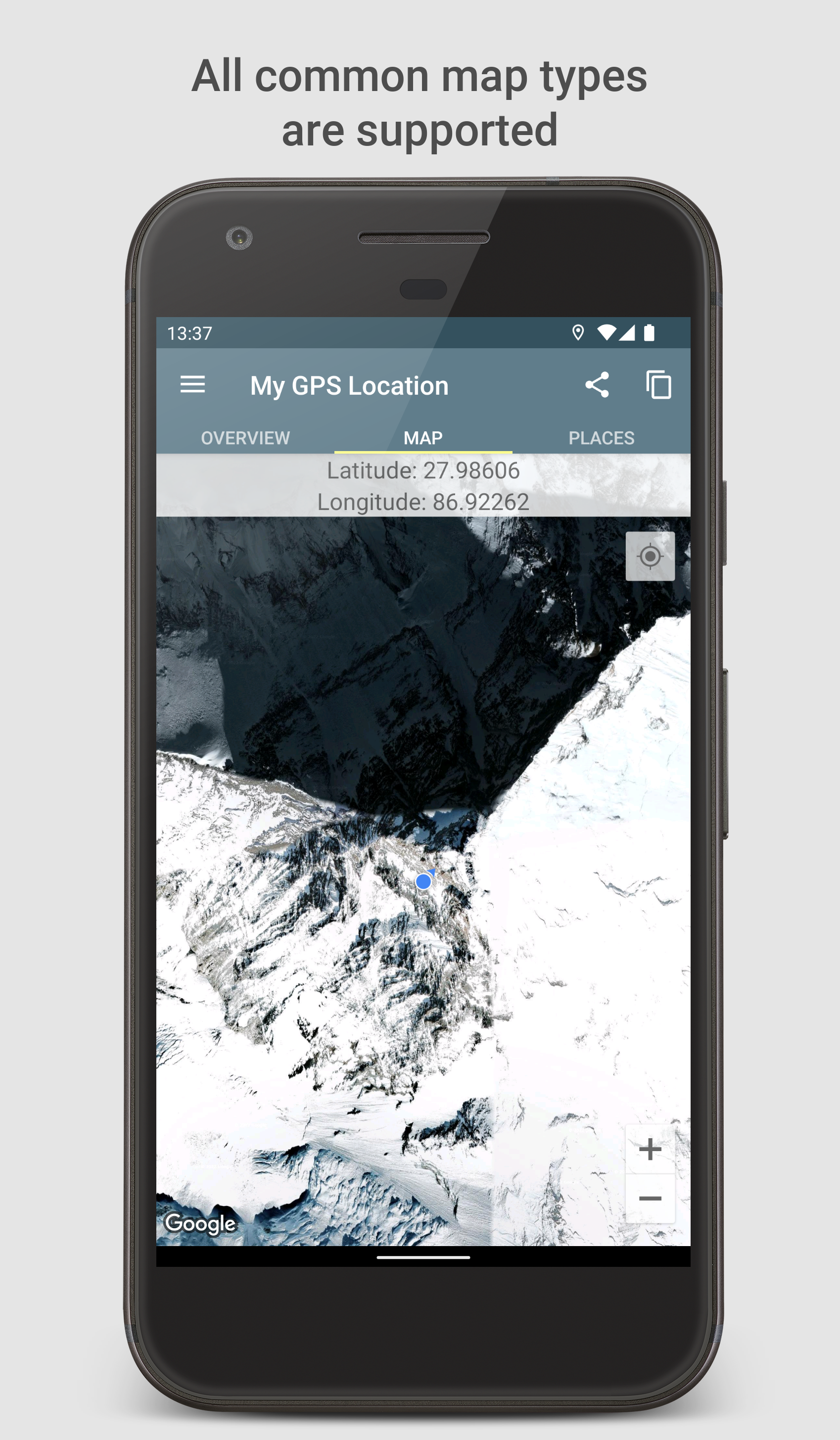 اسکرین شات 5 برنامه My GPS Location: Realtime GPS