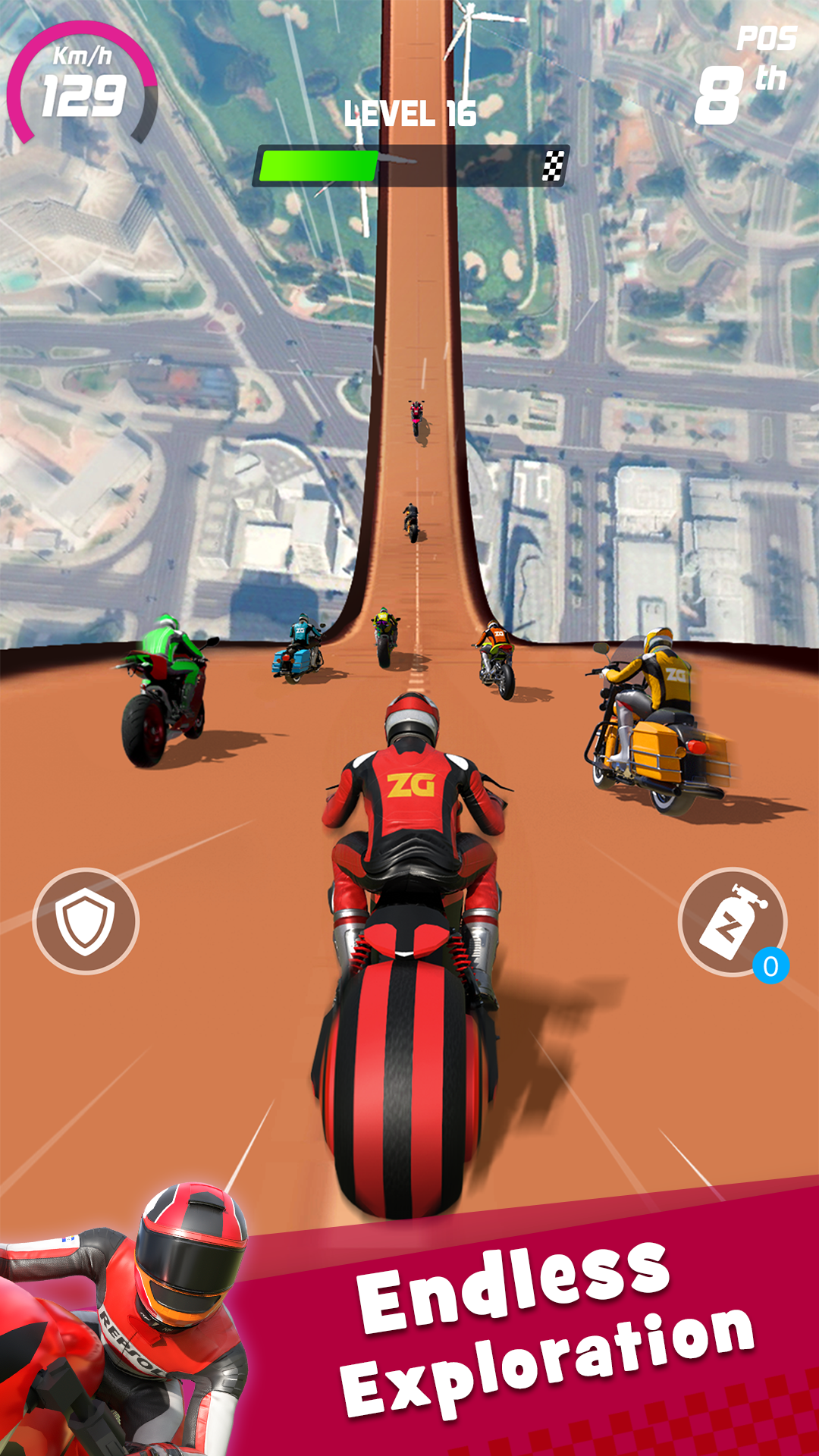 اسکرین شات 2 بازی Bike Race: Racing Games