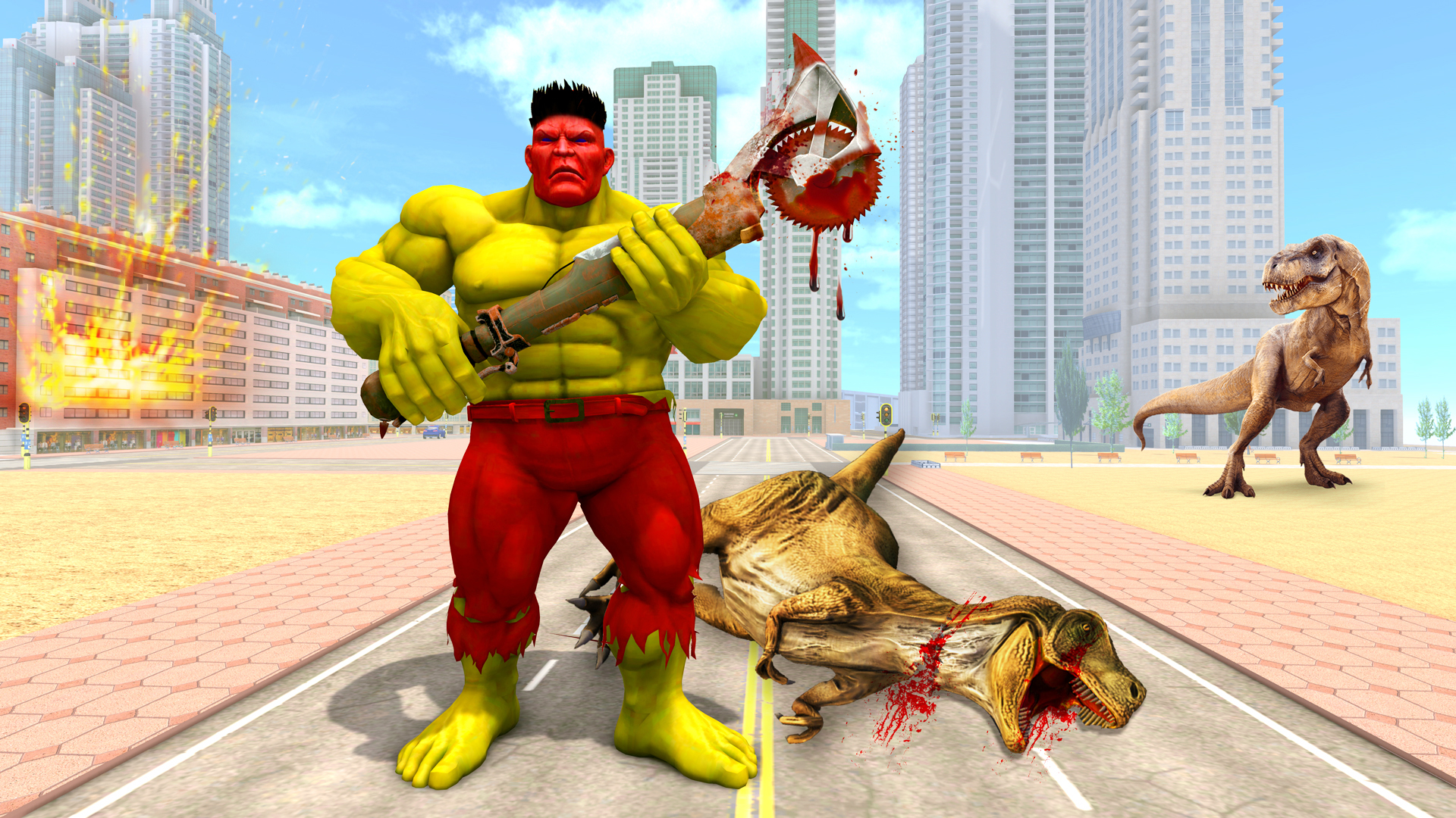 اسکرین شات 4 برنامه Incredible Hero Monster Games