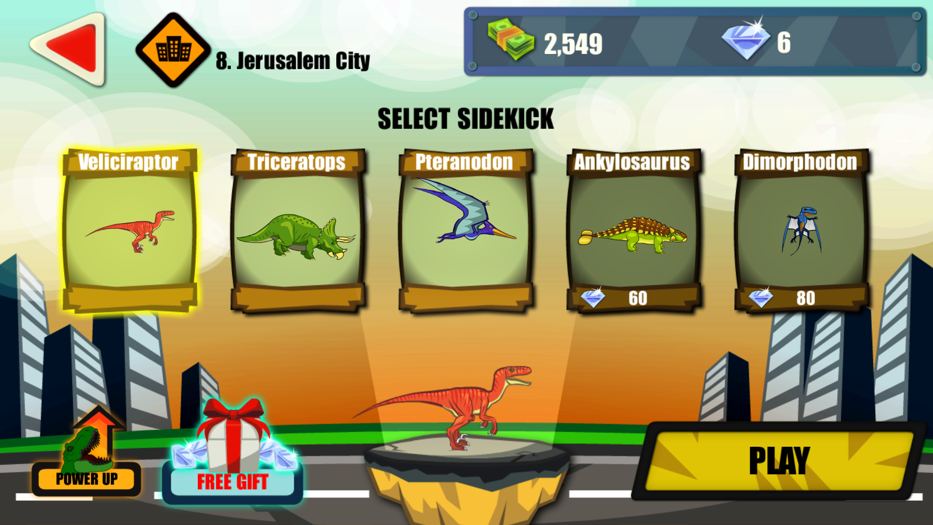 اسکرین شات 4 بازی Jurassic Dinosaur City Rampage