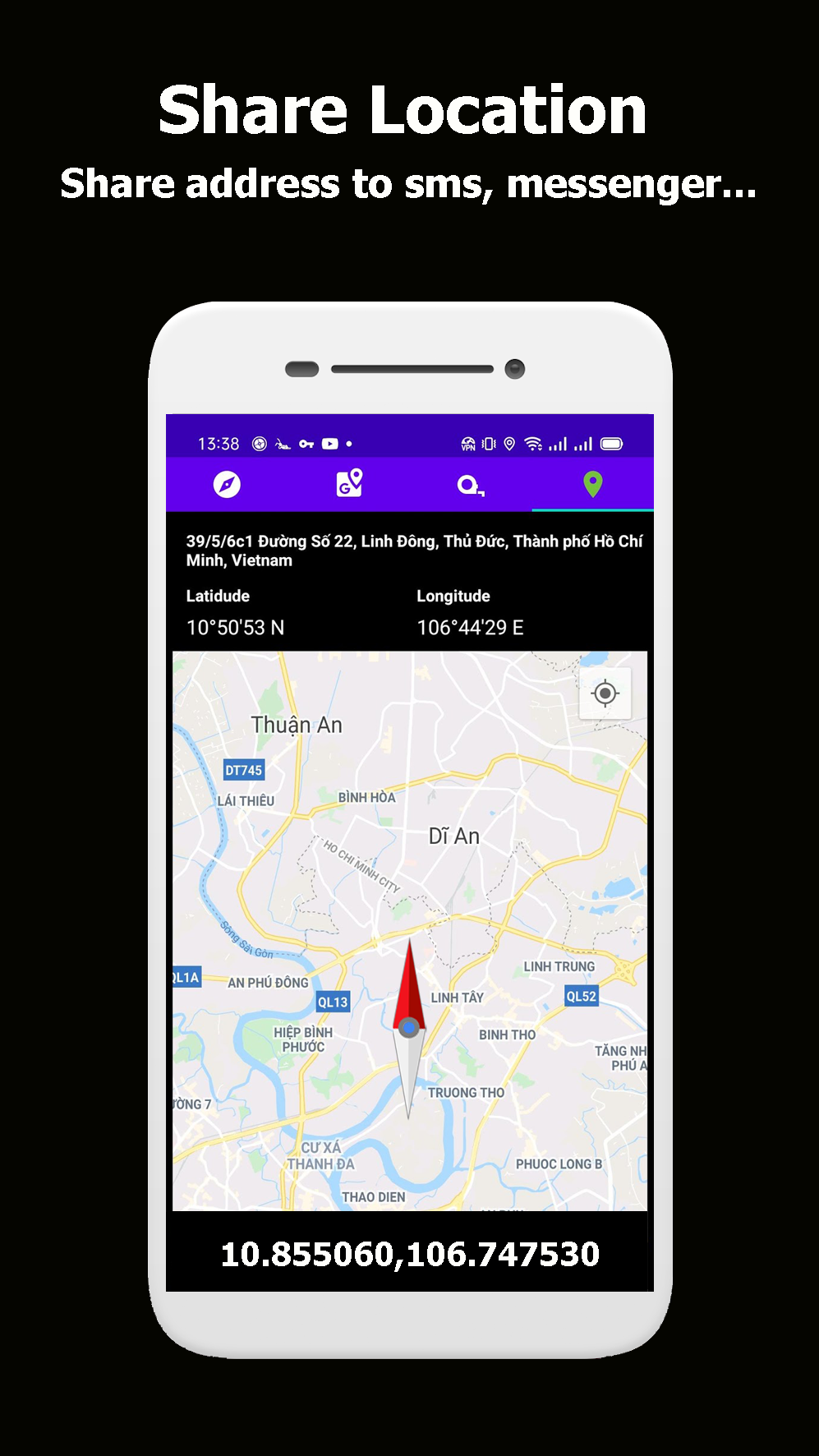 اسکرین شات 4 برنامه Compass Maps