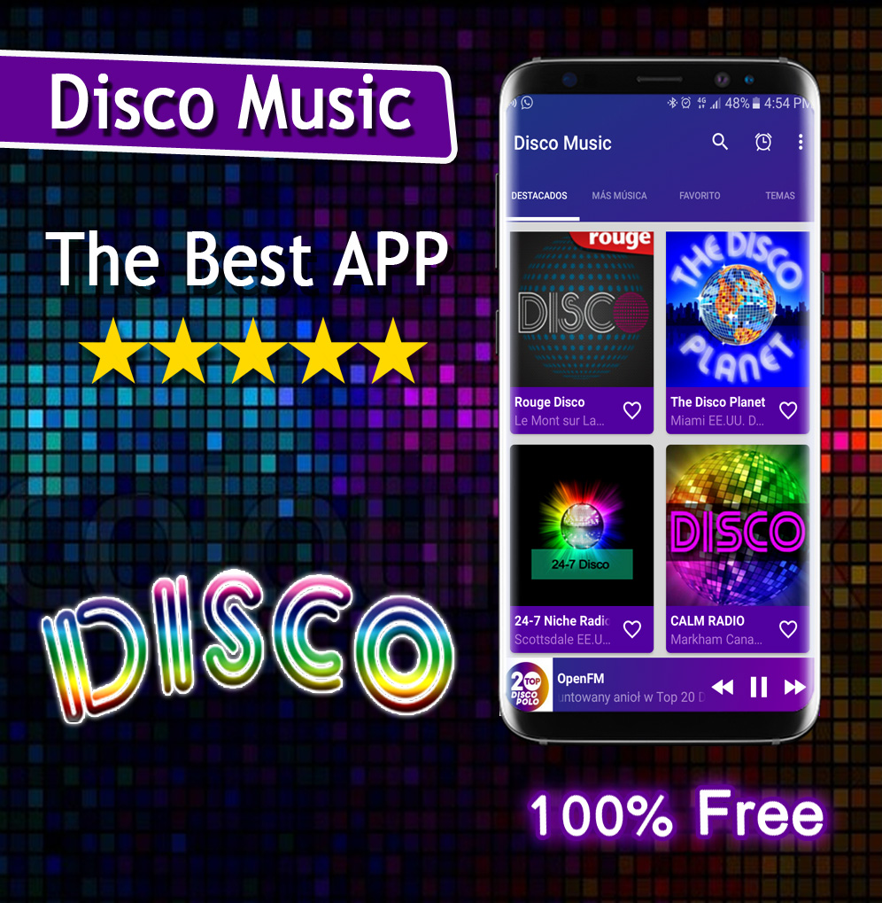 اسکرین شات 1 برنامه Disco Music app