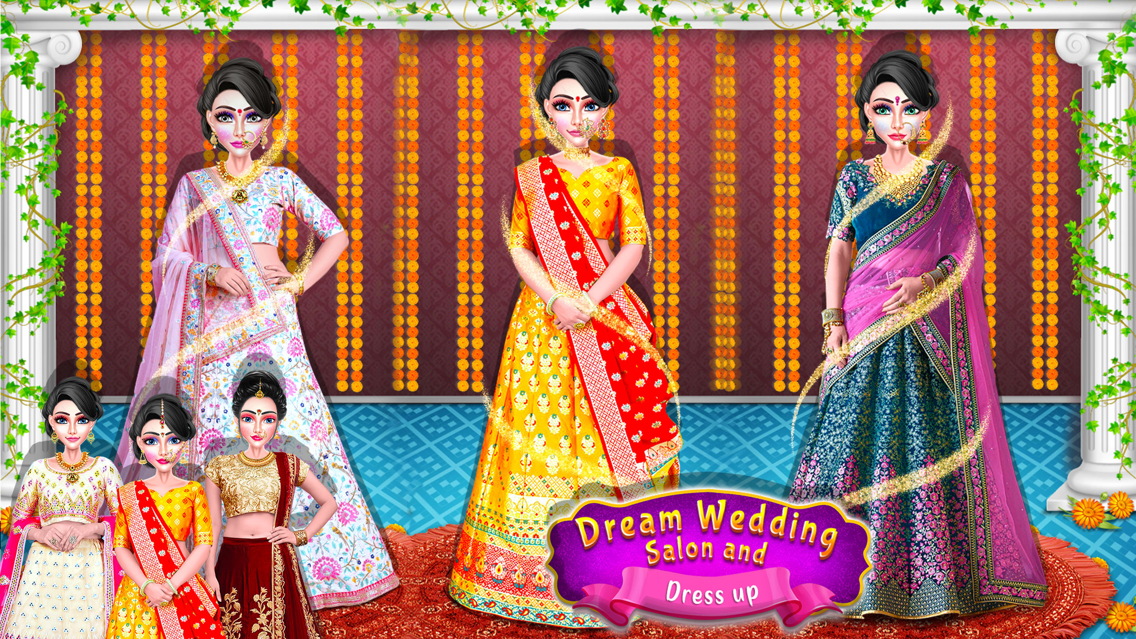 اسکرین شات 3 بازی Gujarati Wedding Game