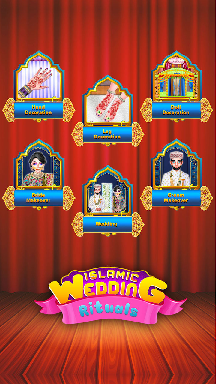 اسکرین شات 2 بازی Hijab Wedding Makeup -Dress up