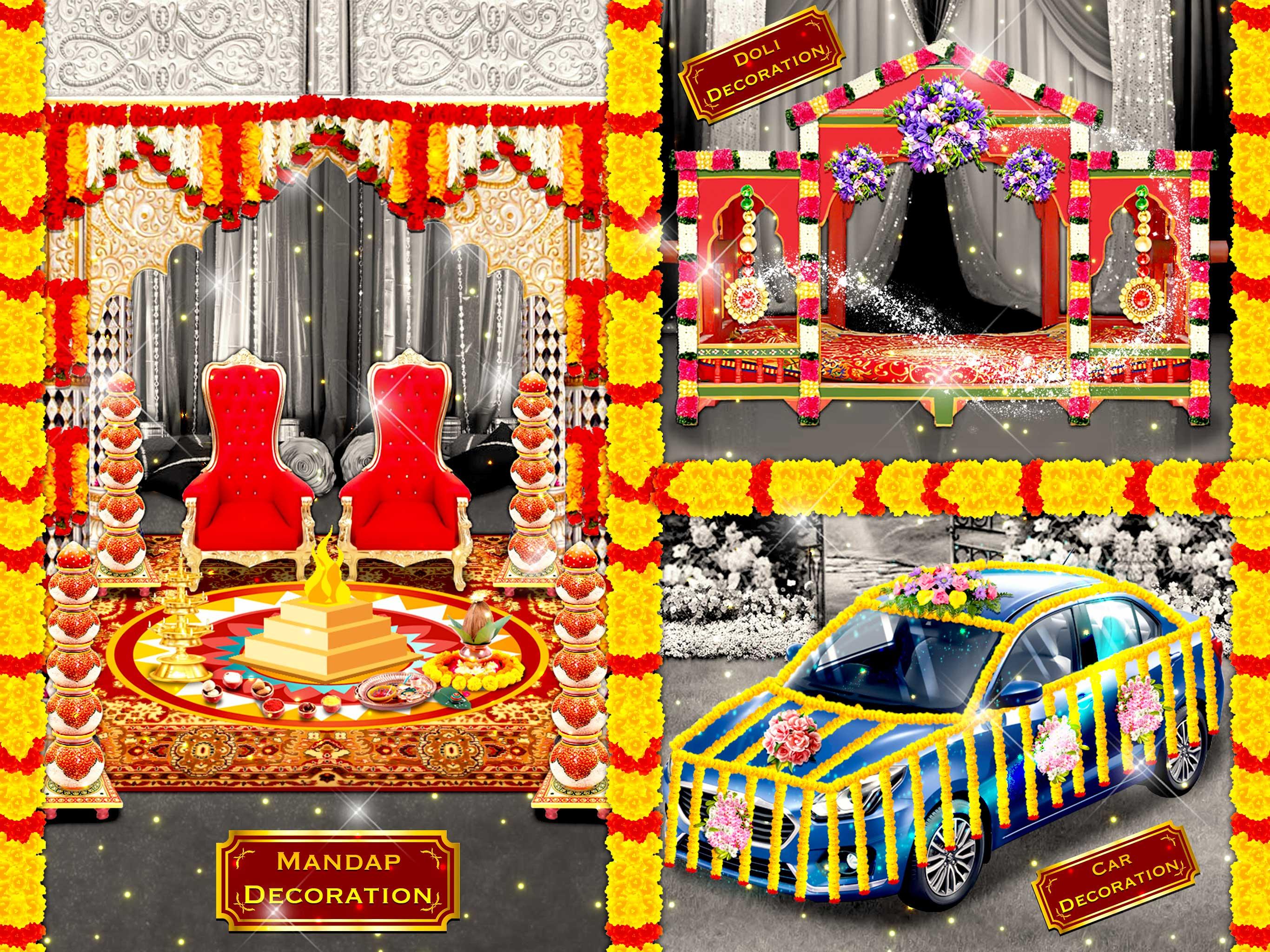 اسکرین شات 5 برنامه South Indian Wedding Games